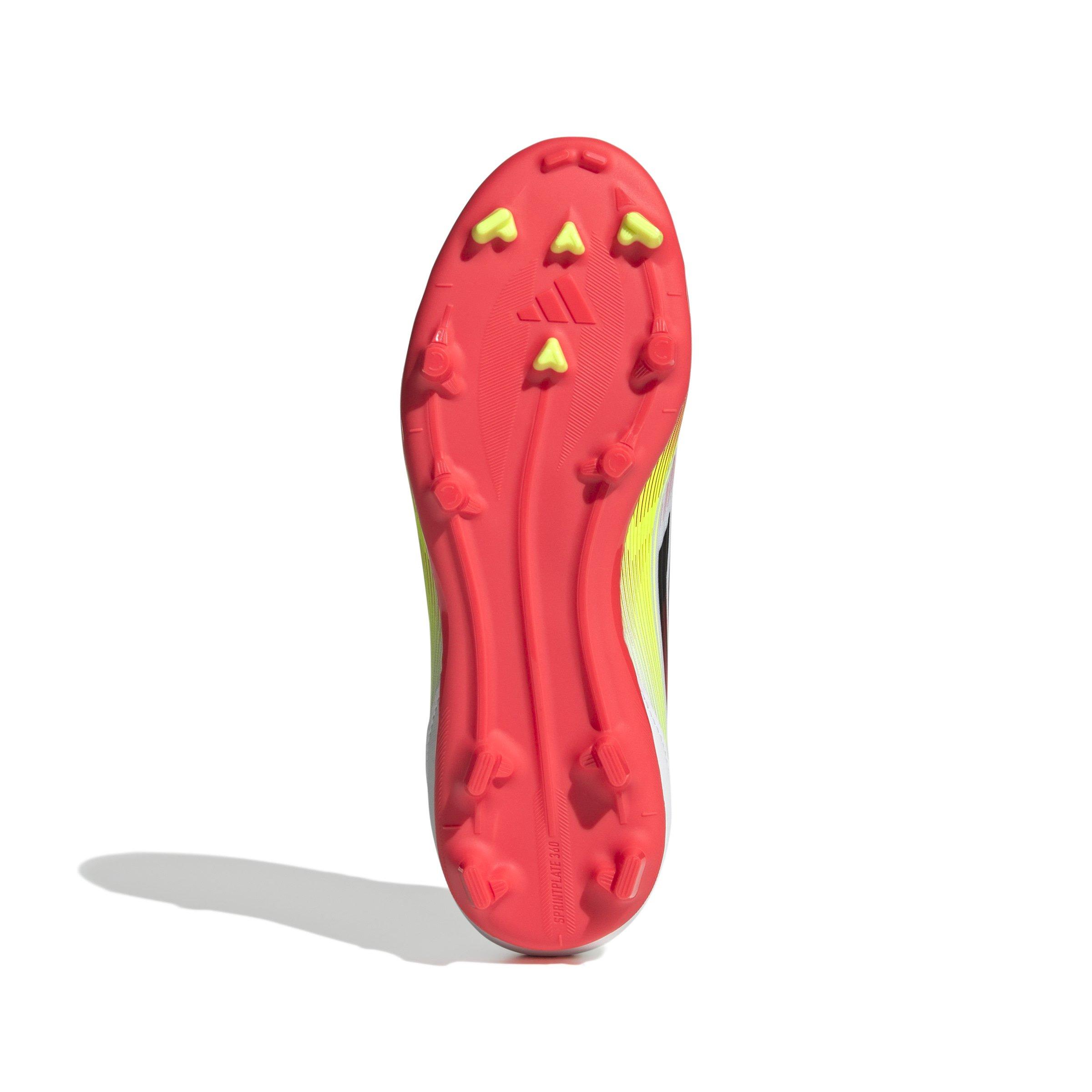 adidas F50 League MG  Grade School Kids' "Ftwr White/Core Black/Solar Yellow" Soccer Cleat