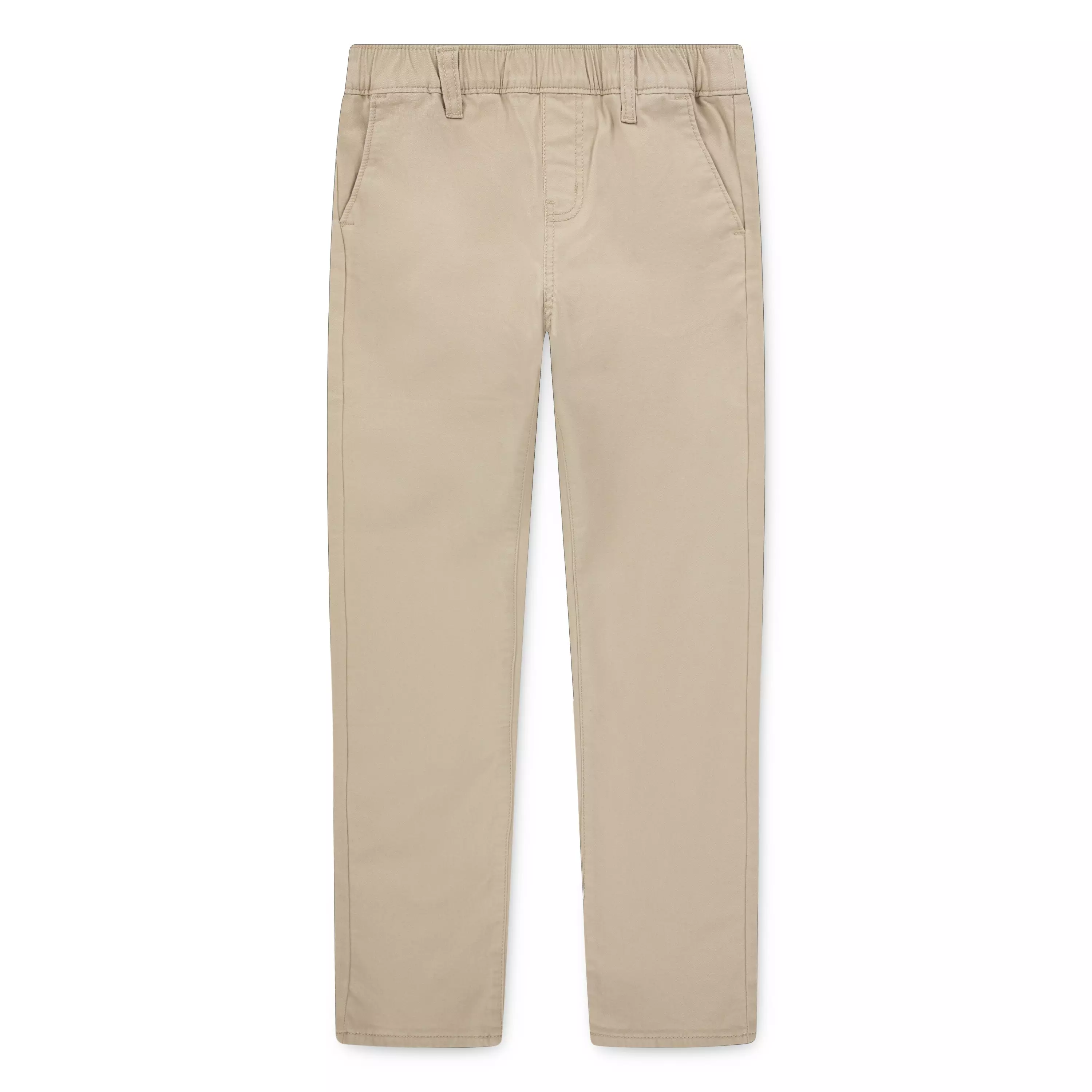Levi's Big Girls' Pull on Uniform Pants - Beige - BEIGE