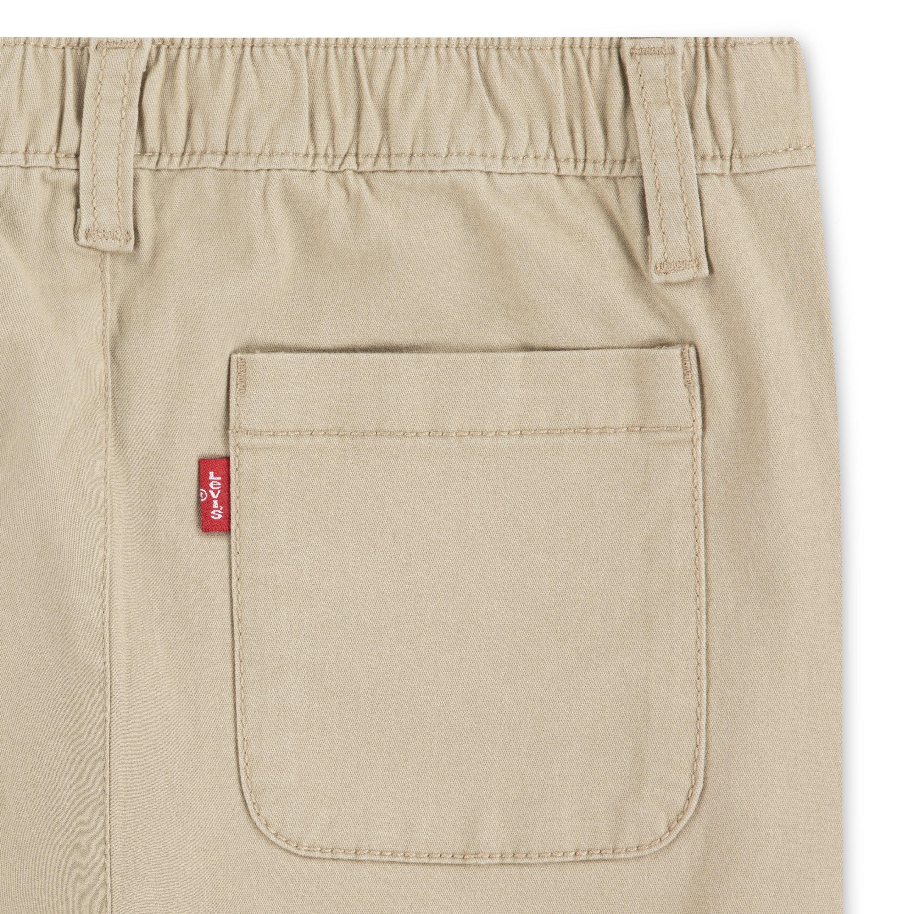 Levi's Big Girls' Pull on Uniform Pants - Beige - BEIGE Thumbnail View 3