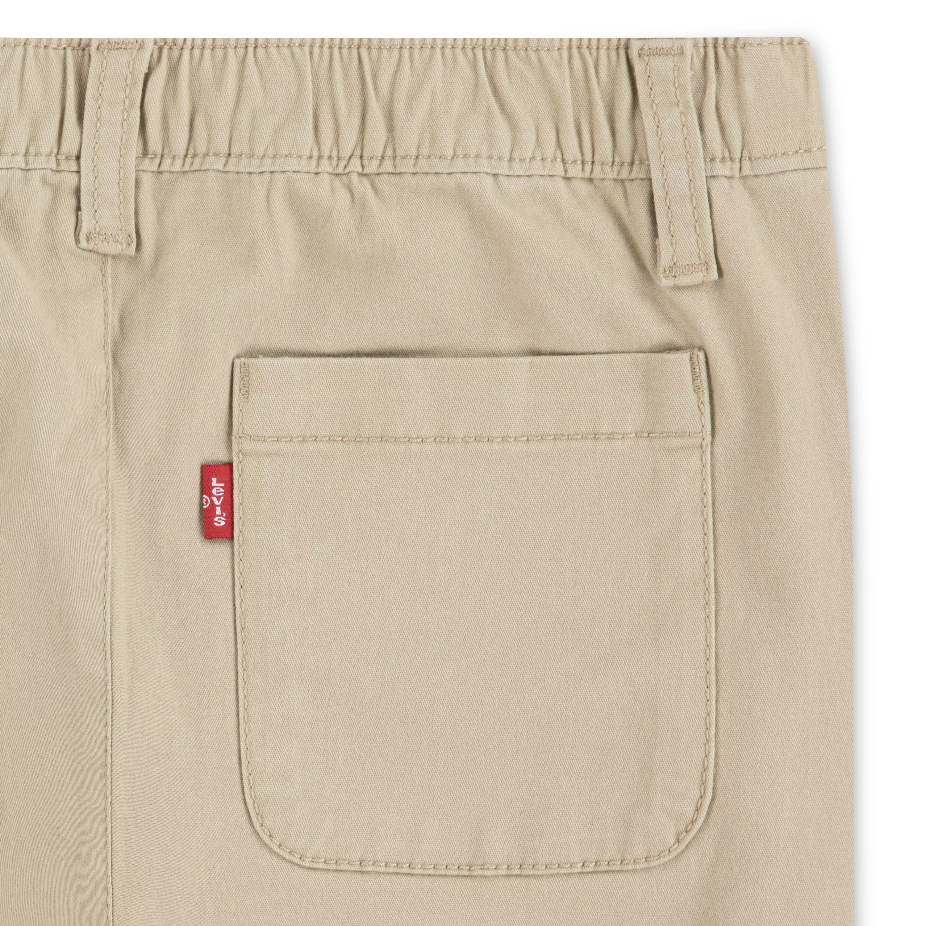 Levi's Big Girls' Pull on Uniform Pants - Beige - BEIGE