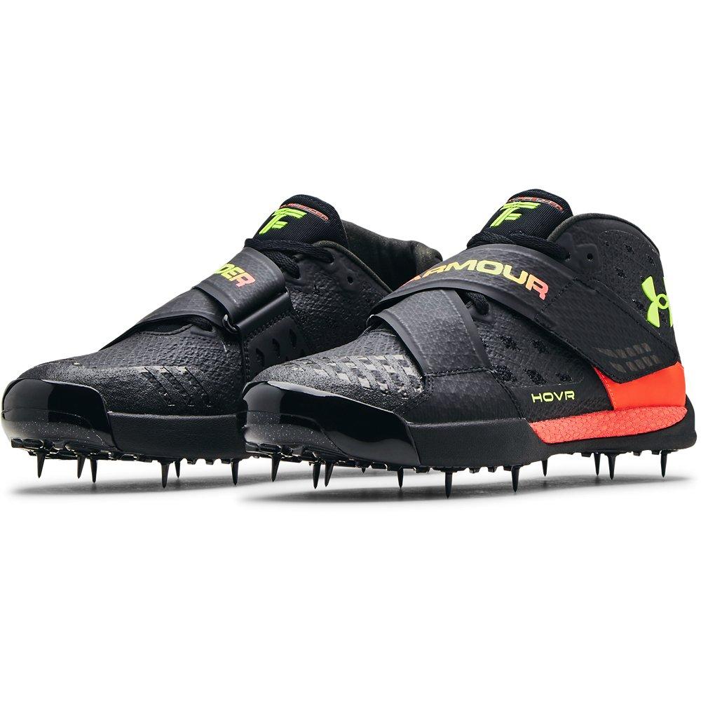 Under Armour HOVR&trade; Silencer "Black/Phoenix Fire" Unisex Track Spike - BLACK/RED Thumbnail View 3