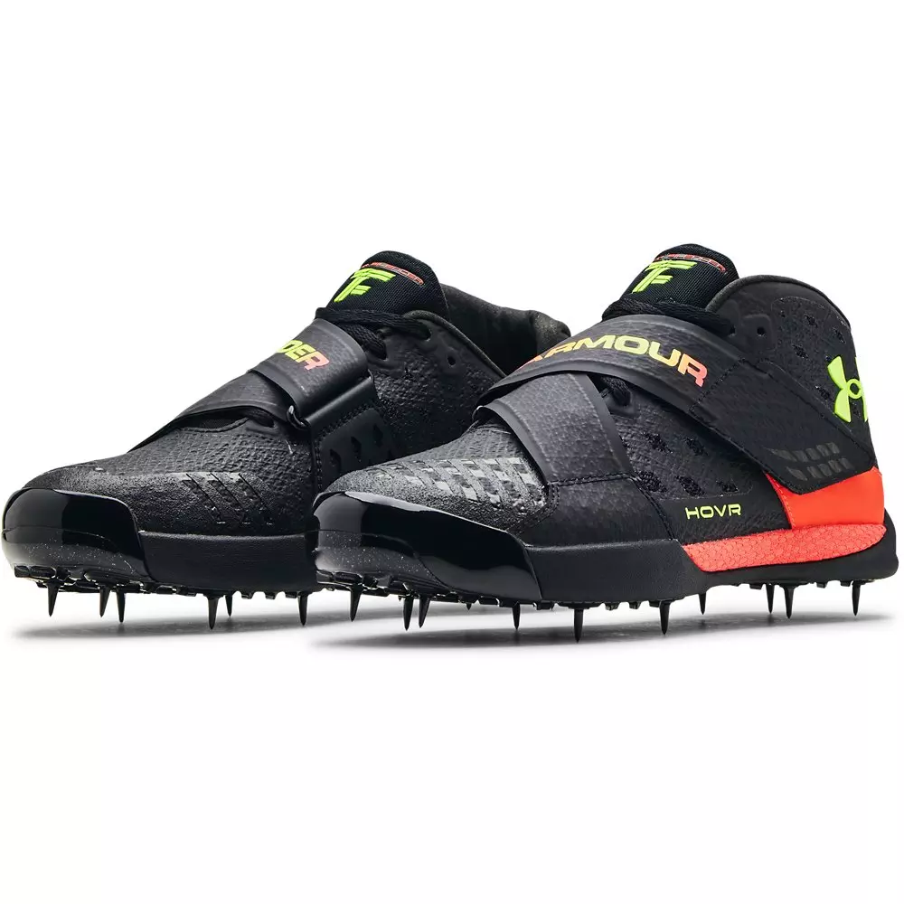 Under Armour HOVR™ Silencer "Black/Phoenix Fire" Unisex Track Spike - BLACK/RED