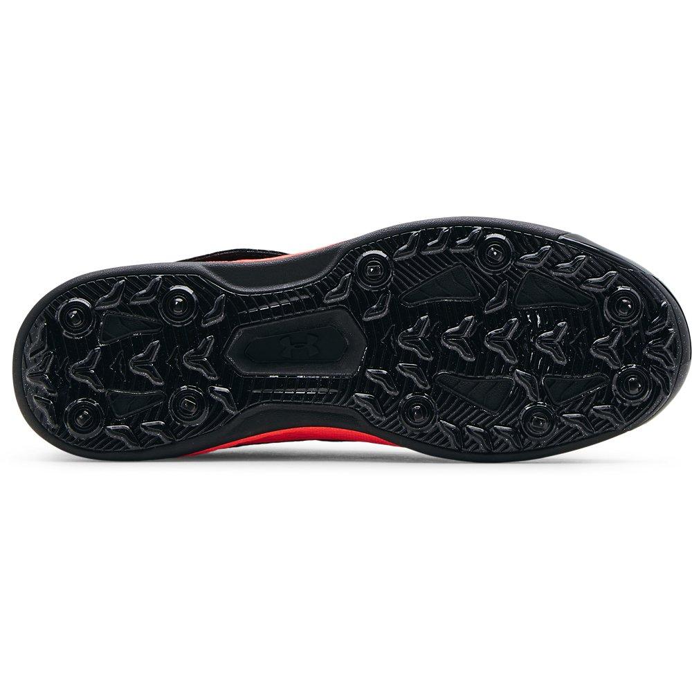 Under Armour HOVR&trade; Silencer "Black/Phoenix Fire" Unisex Track Spike - BLACK/RED Thumbnail View 5