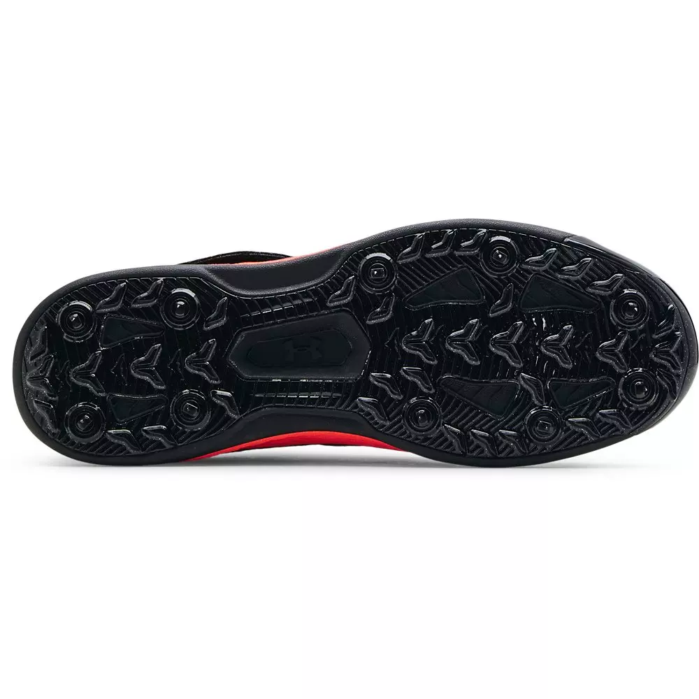 Under Armour HOVR™ Silencer "Black/Phoenix Fire" Unisex Track Spike - BLACK/RED