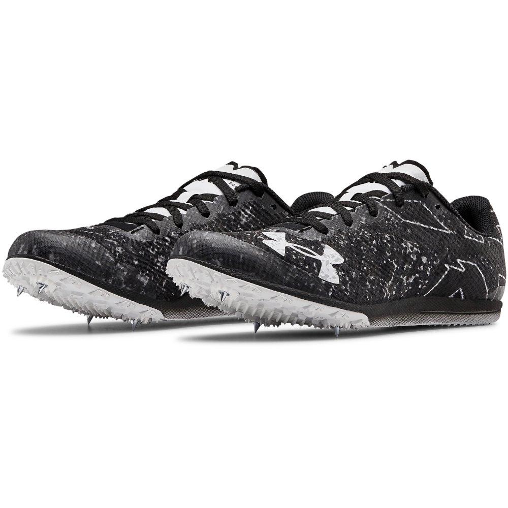 Under Armour Brigade XC Low "Black/White" Unisex Track Spike - BLACK/WHITE Thumbnail View 3