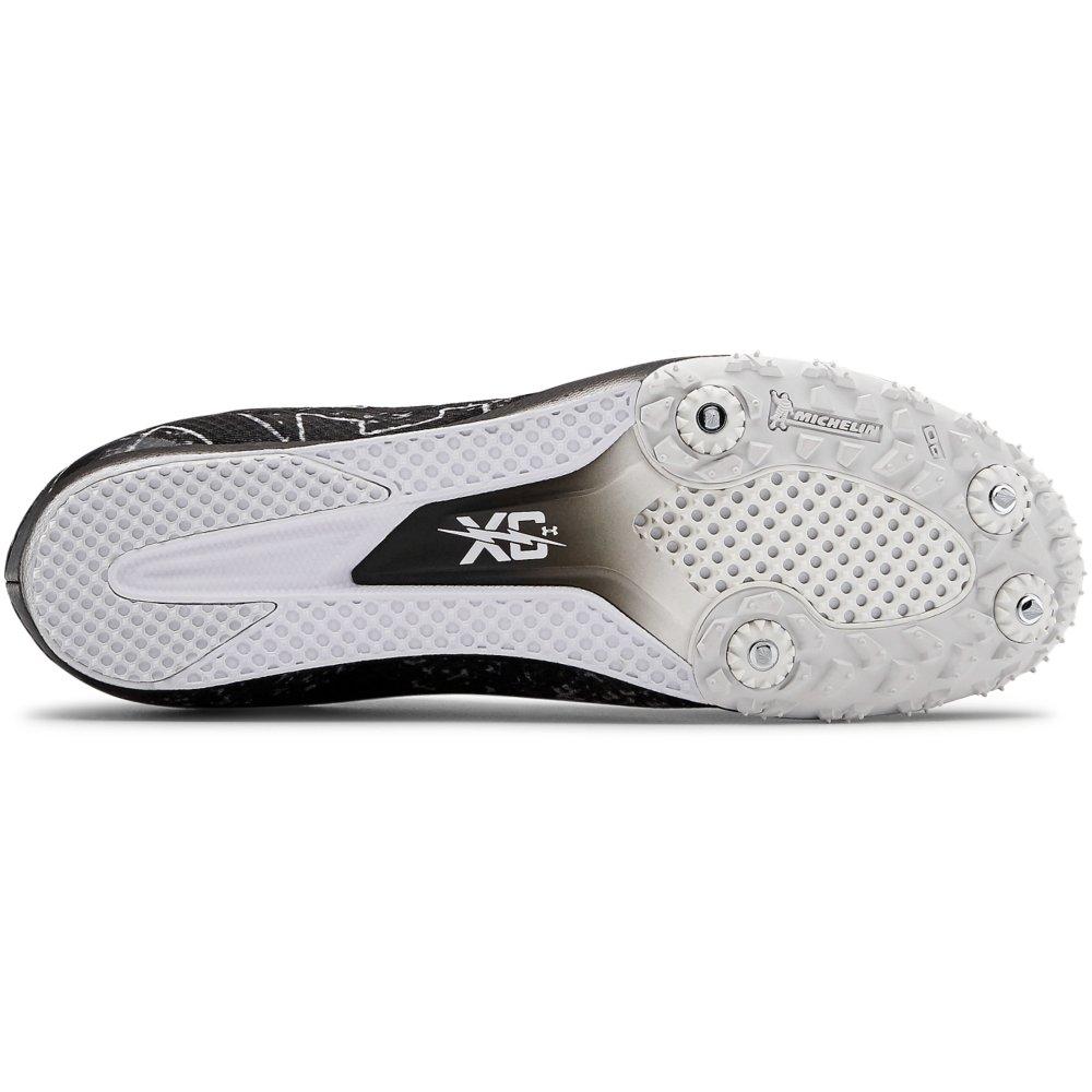 Under Armour Brigade XC Low "Black/White" Unisex Track Spike - BLACK/WHITE Thumbnail View 5