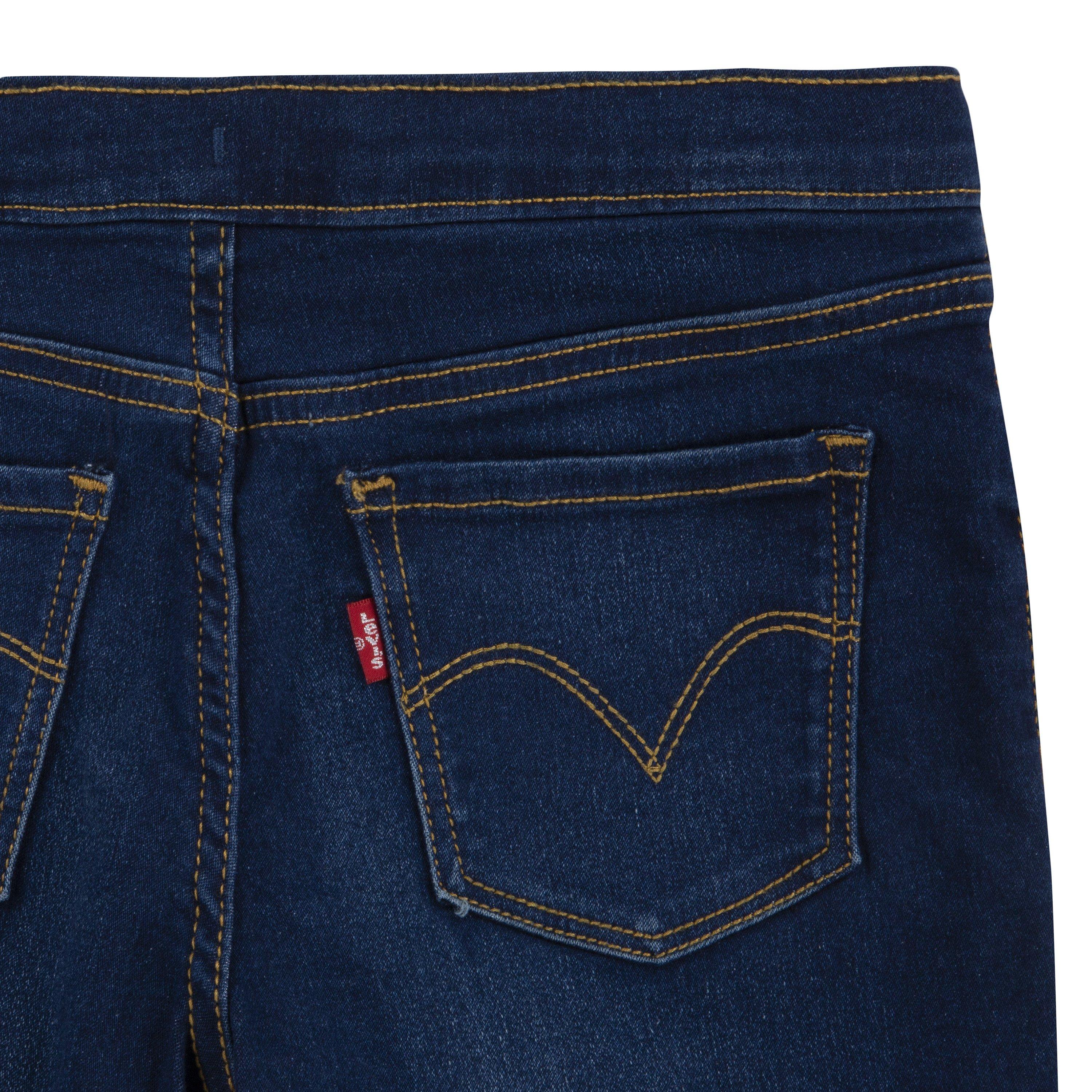 Levi's Big Girls' Pull On Leggings - Dark Blue - DK BLUE Thumbnail View 5