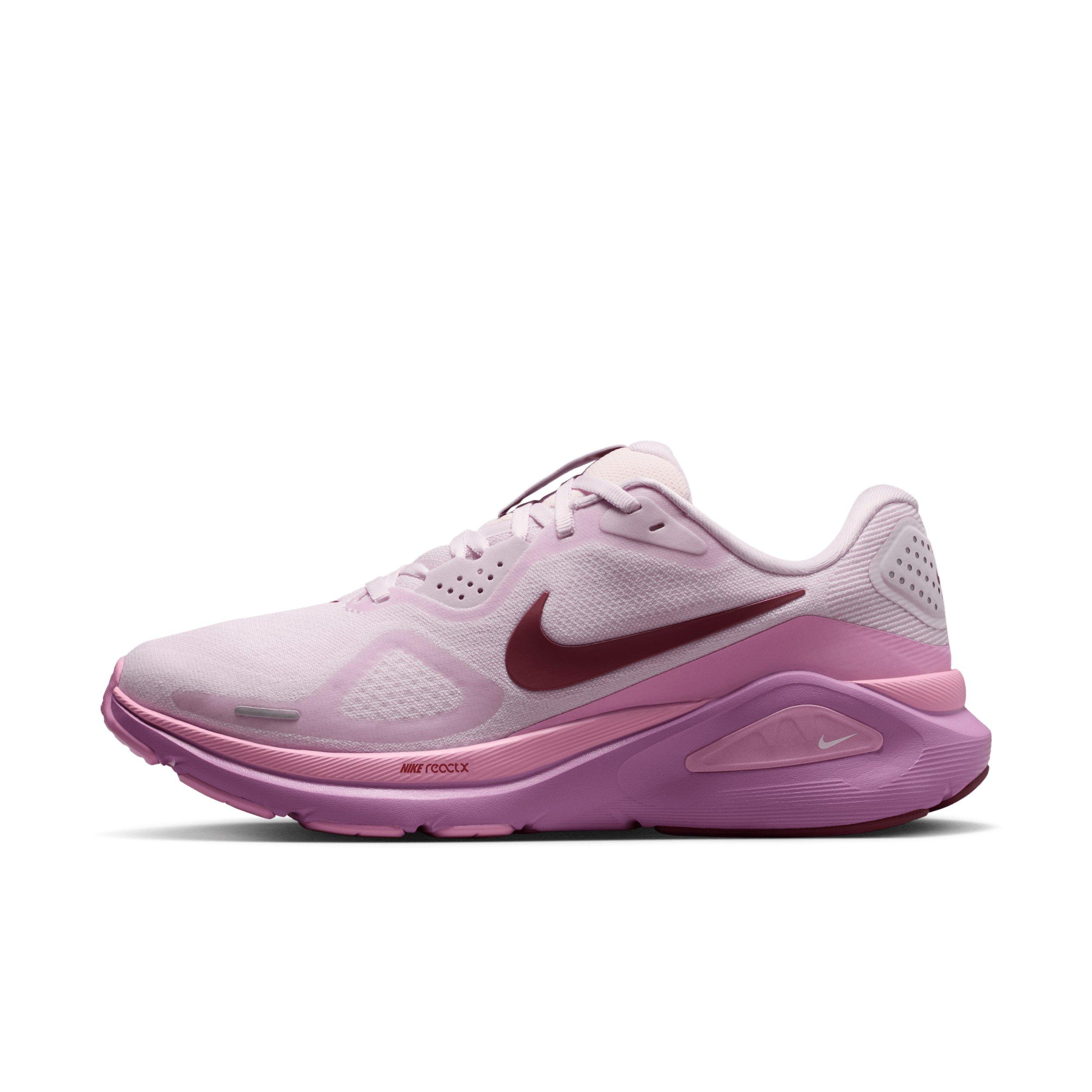 Nike Structure 26 "Bleached Lilac/Pink Rise/Light Magenta/Pink Smoke" Women's Running Shoe - LILAC/PINK/LT MAGENTA/PINK Thumbnail View 2