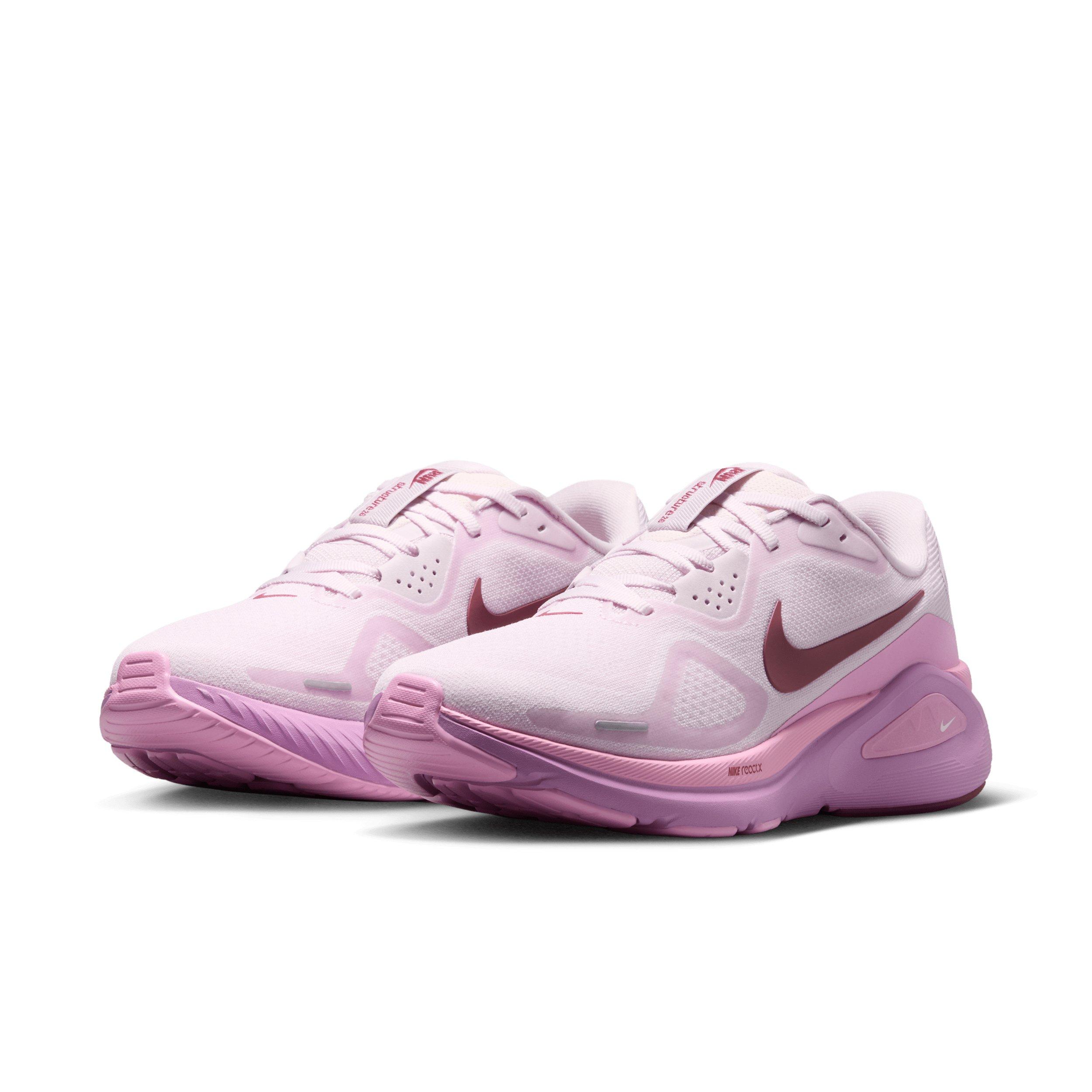 Nike Structure 26 "Bleached Lilac/Pink Rise/Light Magenta/Pink Smoke" Women's Running Shoe - LILAC/PINK/LT MAGENTA/PINK Thumbnail View 3
