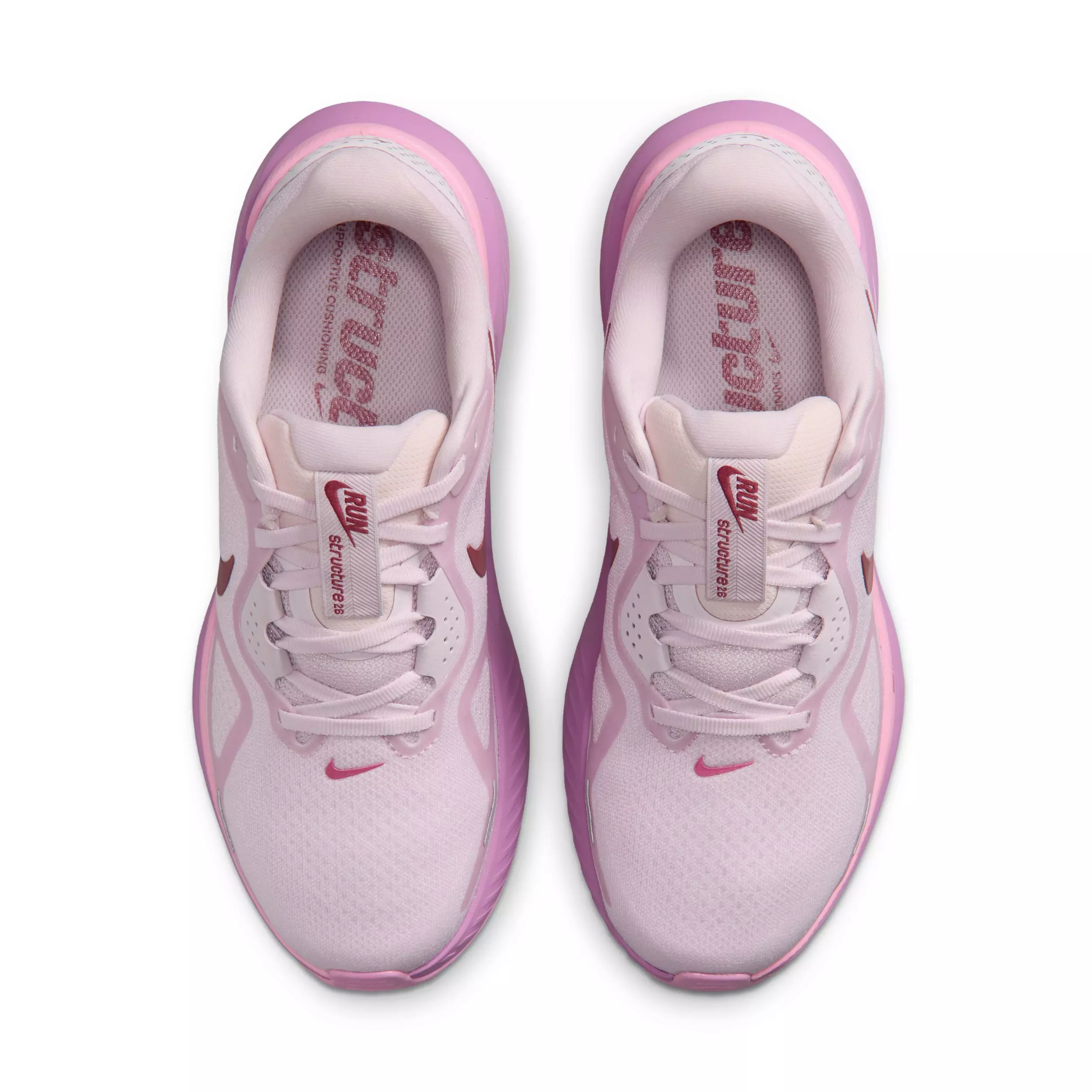 Nike Structure 26 "Bleached Lilac/Pink Rise/Light Magenta/Pink Smoke" Women's Running Shoe - LILAC/PINK/LT MAGENTA/PINK