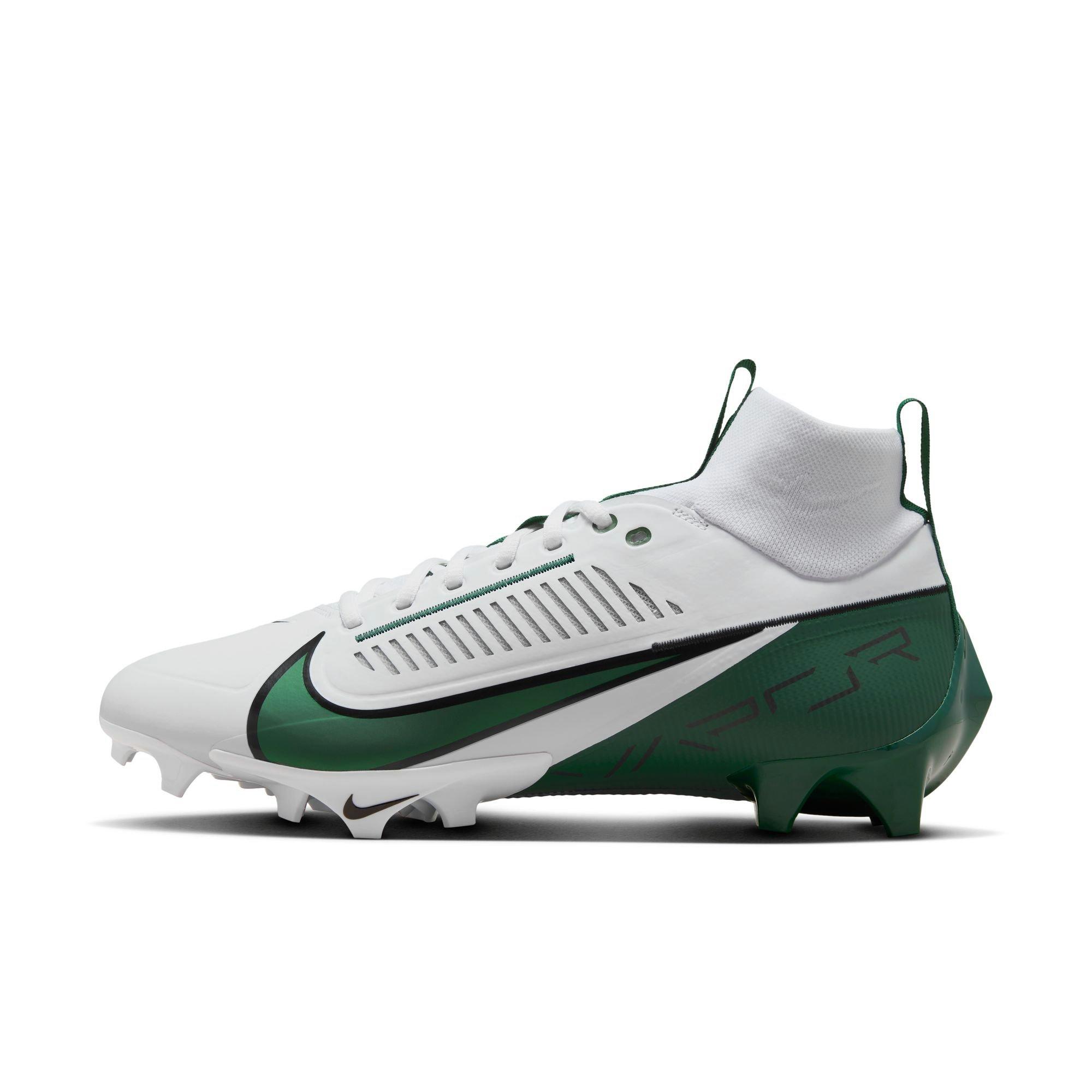 Nike Vapor Edge Pro 360 2 "White/Forest Green/Black" Men's Football Cleat - WHITE/FOREST GREEN/BLACK Thumbnail View 2
