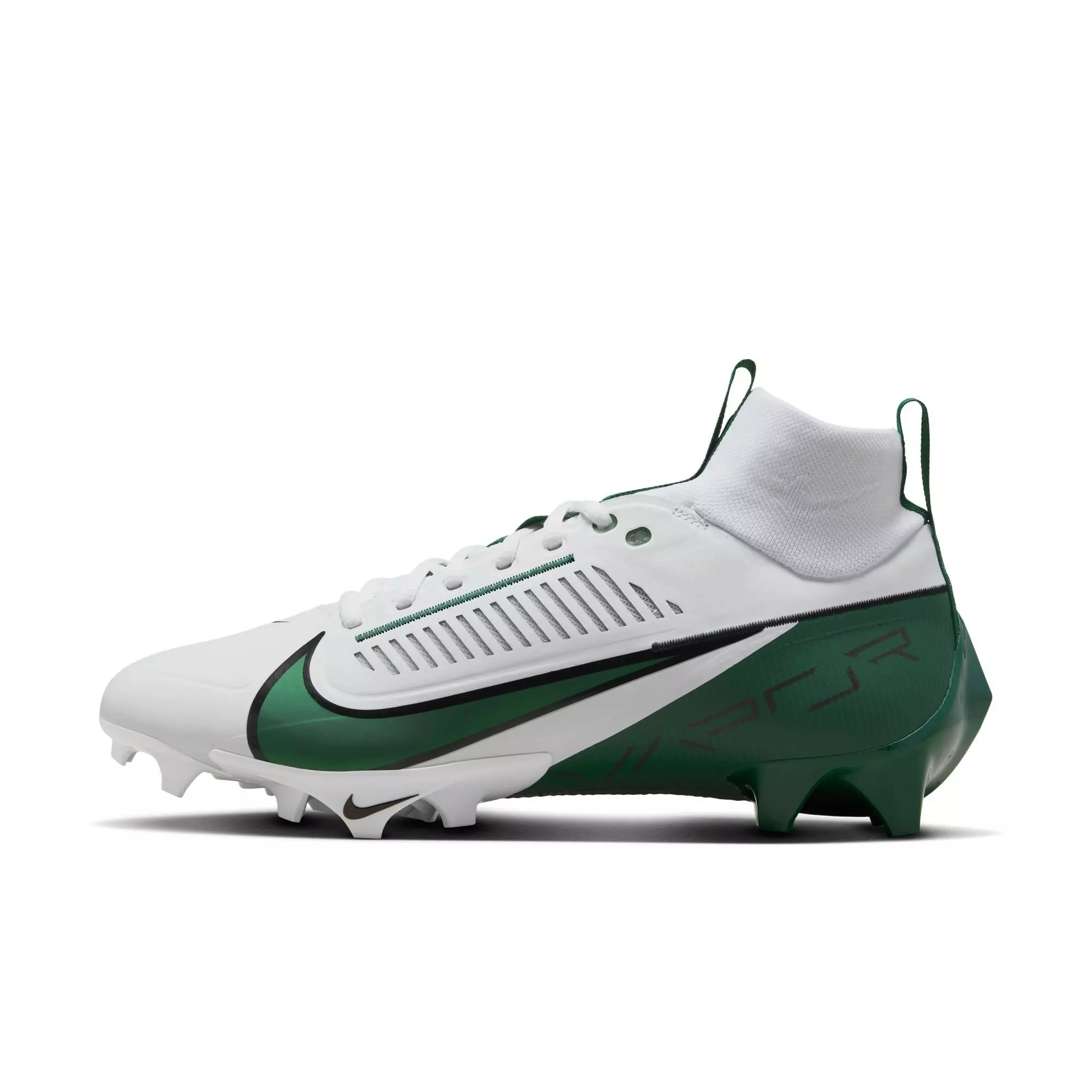 Nike Vapor Edge Pro 360 2 "White/Forest Green/Black" Men's Football Cleat - WHITE/FOREST GREEN/BLACK
