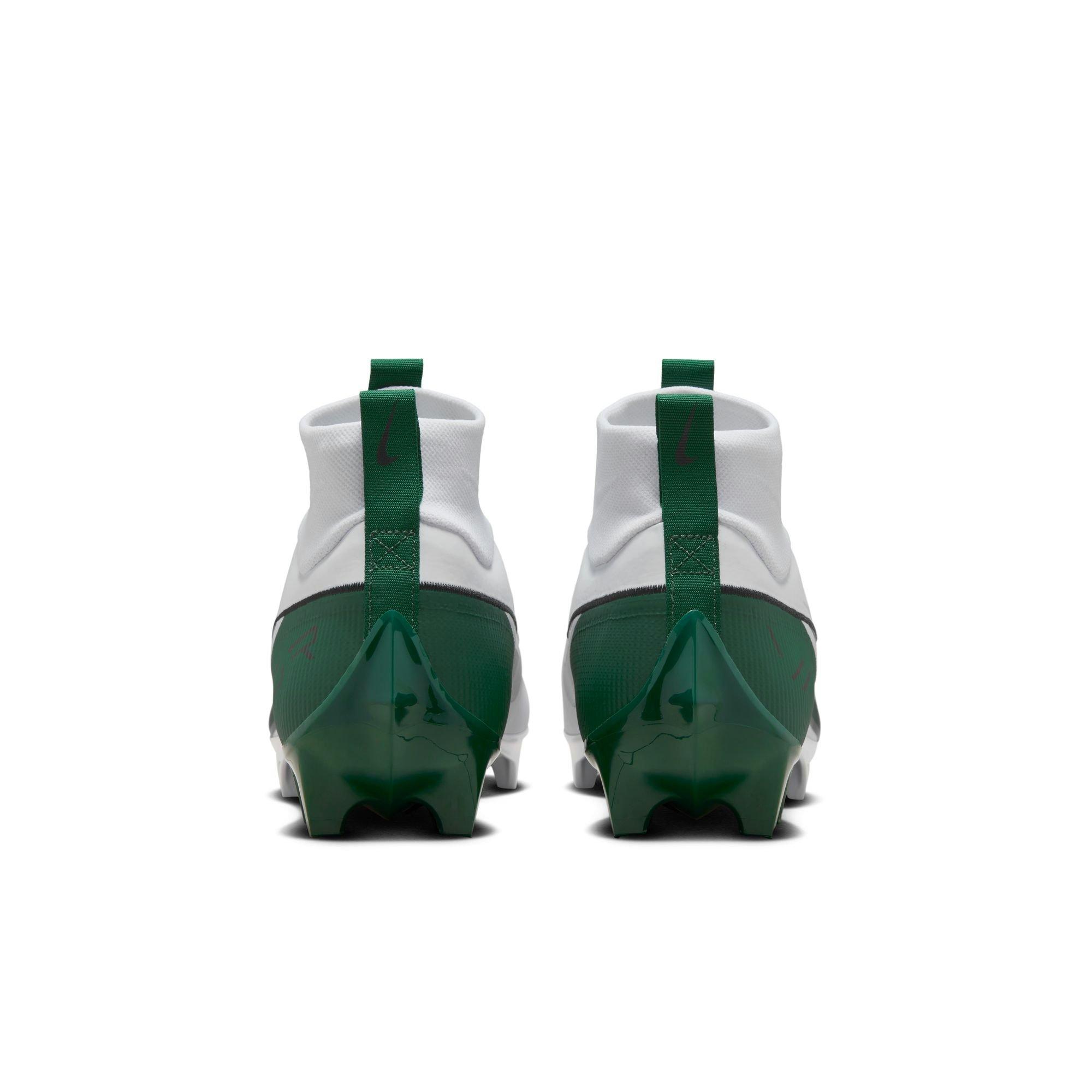 Nike Vapor Edge Pro 360 2 "White/Forest Green/Black" Men's Football Cleat - WHITE/FOREST GREEN/BLACK Thumbnail View 5