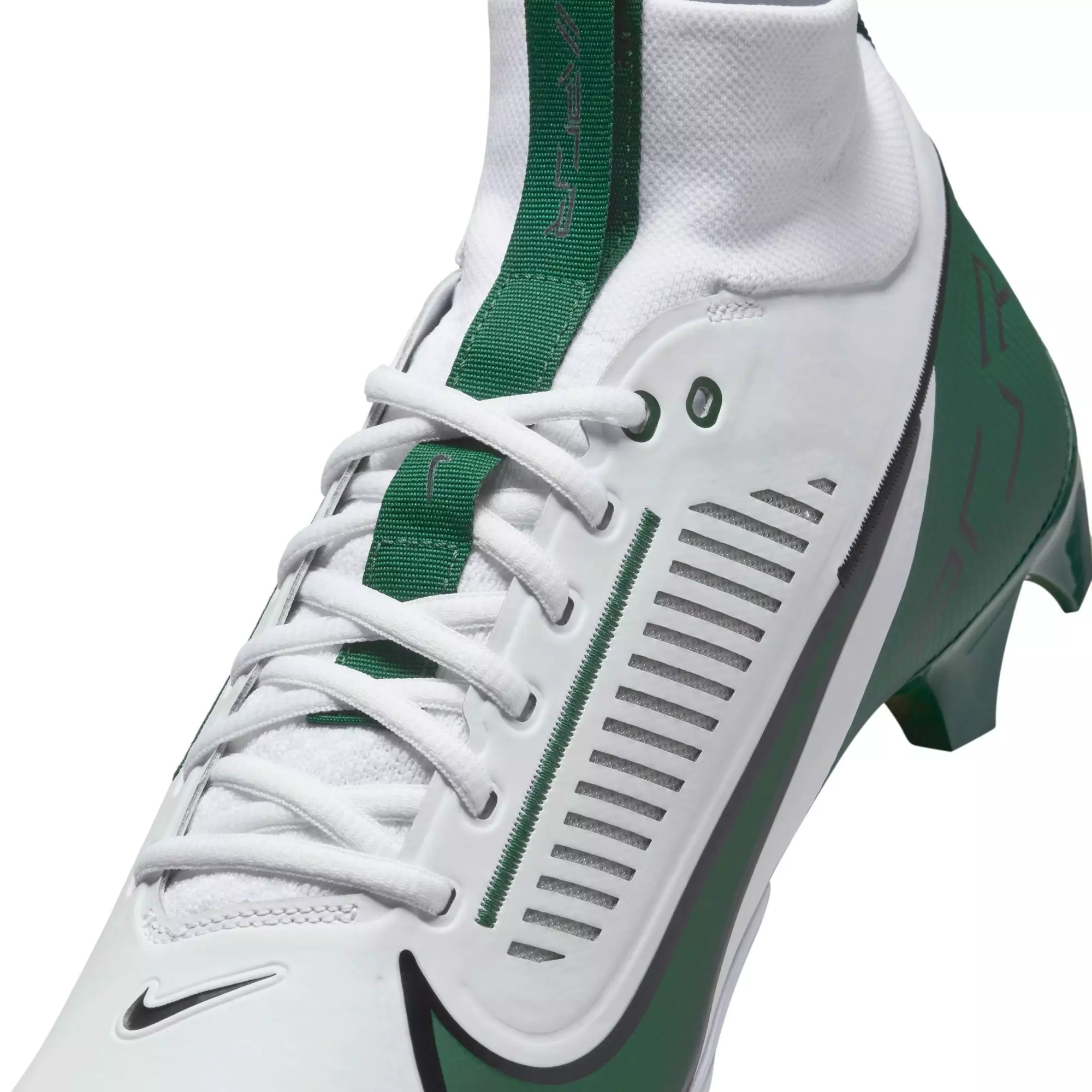 Nike Vapor Edge Pro 360 2 "White/Forest Green/Black" Men's Football Cleat - WHITE/FOREST GREEN/BLACK