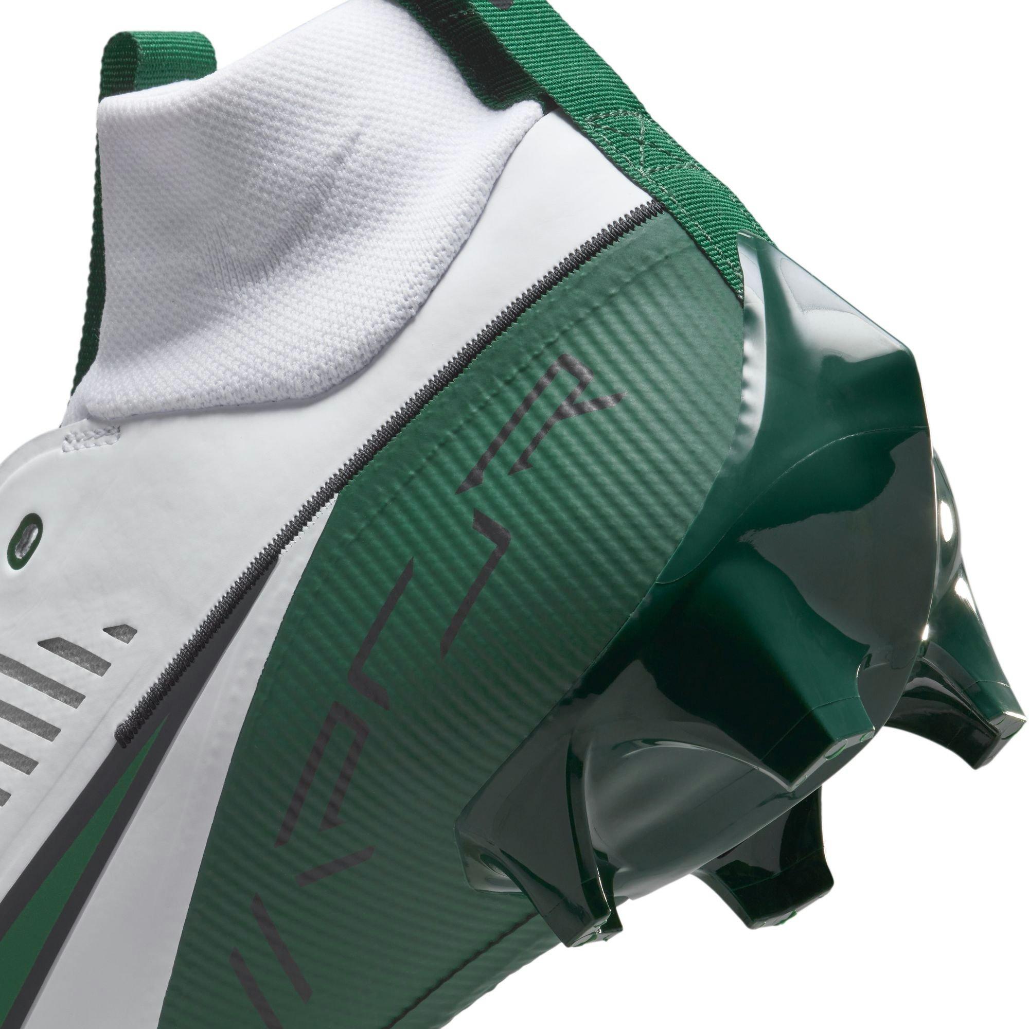 Nike Vapor Edge Pro 360 2 "White/Forest Green/Black" Men's Football Cleat - WHITE/FOREST GREEN/BLACK Thumbnail View 8