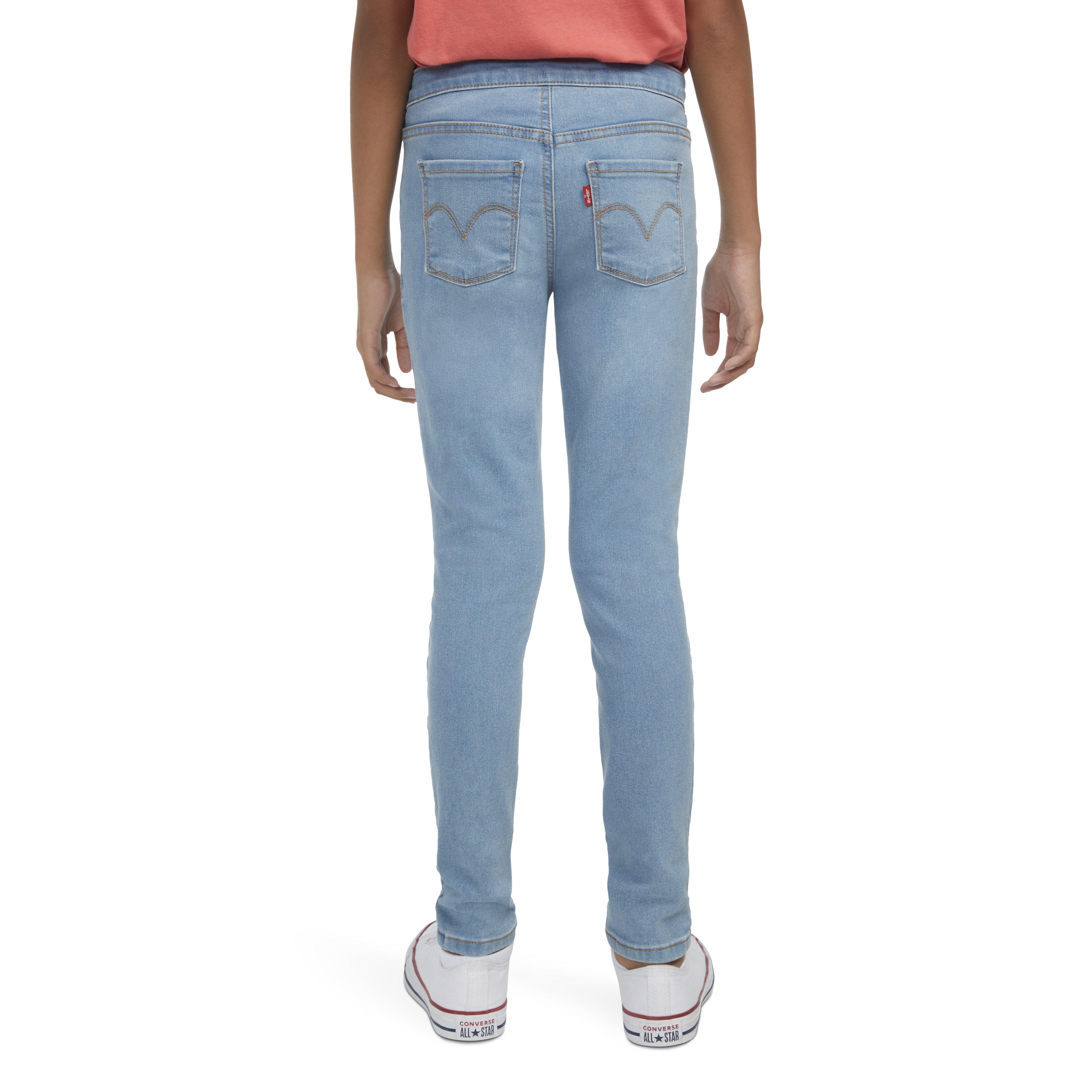 Levi's Pull On Big Girls' Lt Blue Leggings - LT BLUE Thumbnail View 2