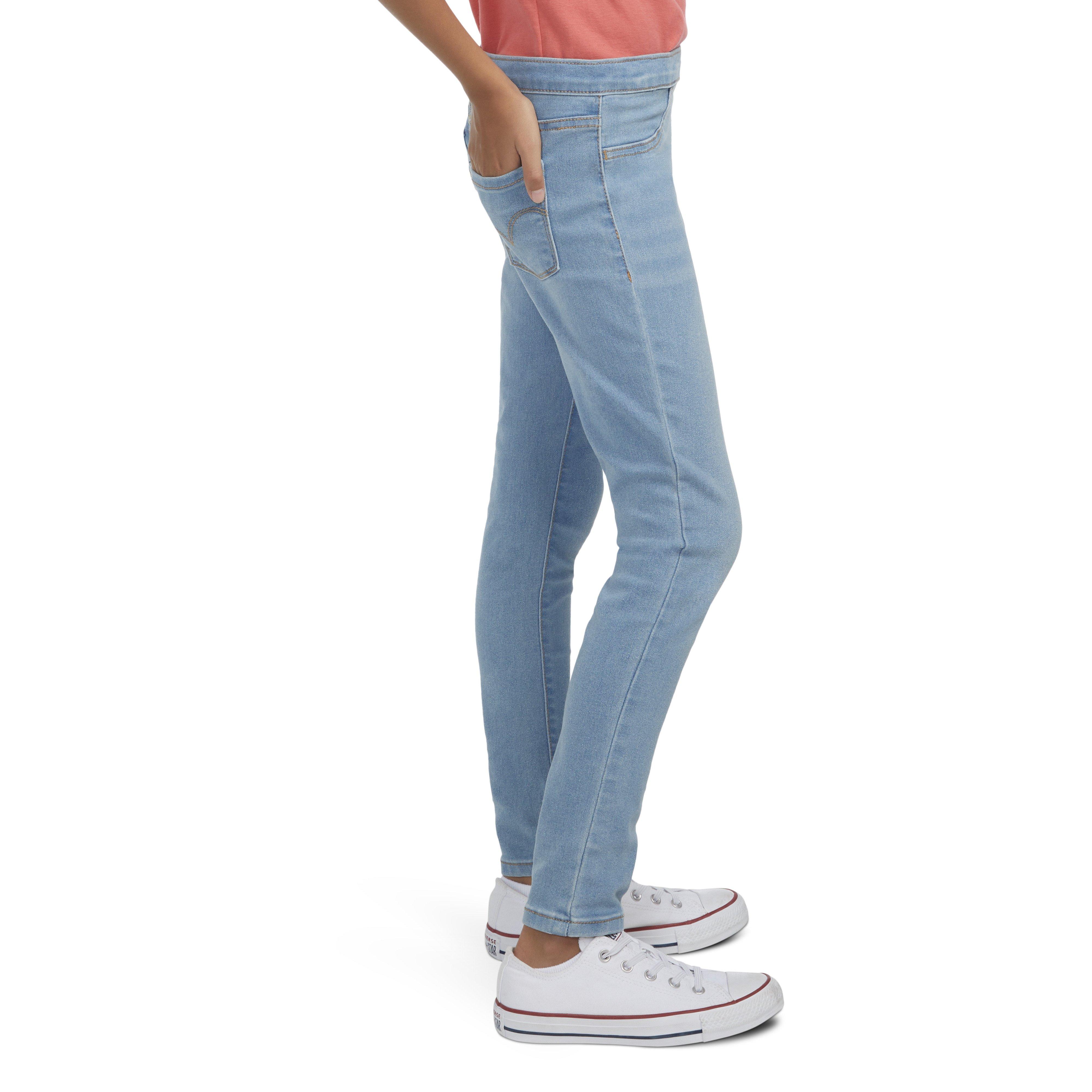Levi's Pull On Big Girls' Lt Blue Leggings - LT BLUE Thumbnail View 3