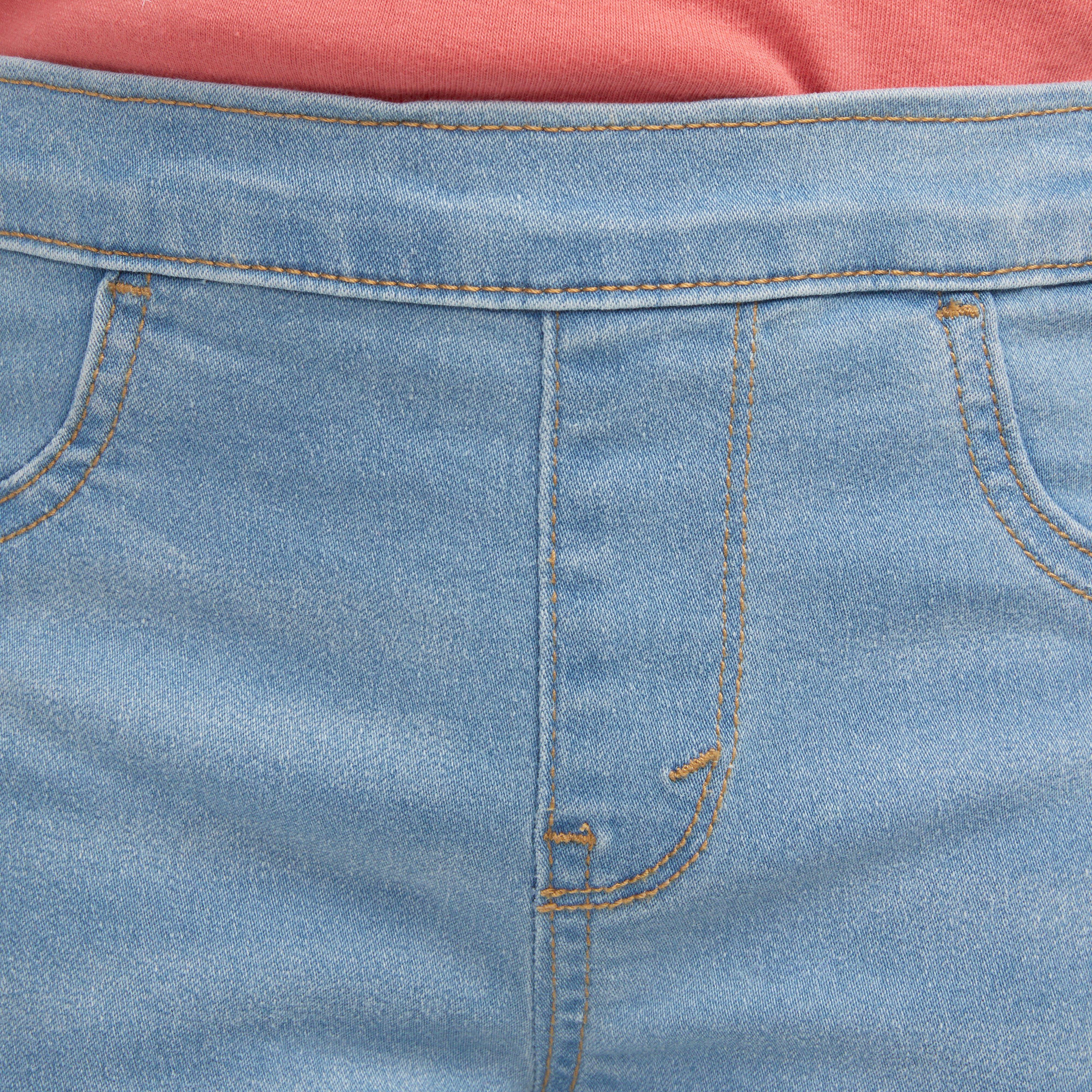 Levi's Pull On Big Girls' Lt Blue Leggings - LT BLUE Thumbnail View 4