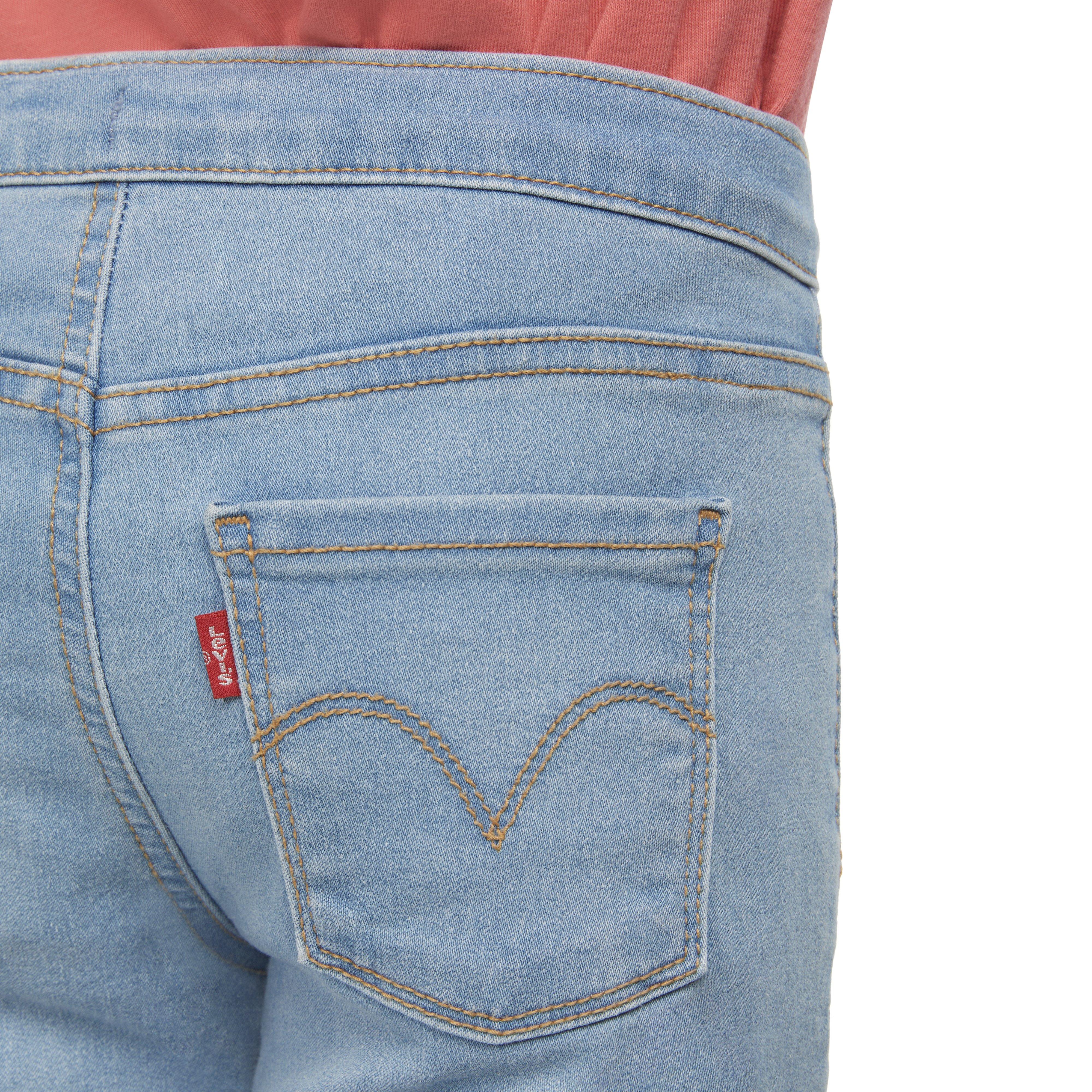 Levi's Pull On Big Girls' Lt Blue Leggings - LT BLUE Thumbnail View 7