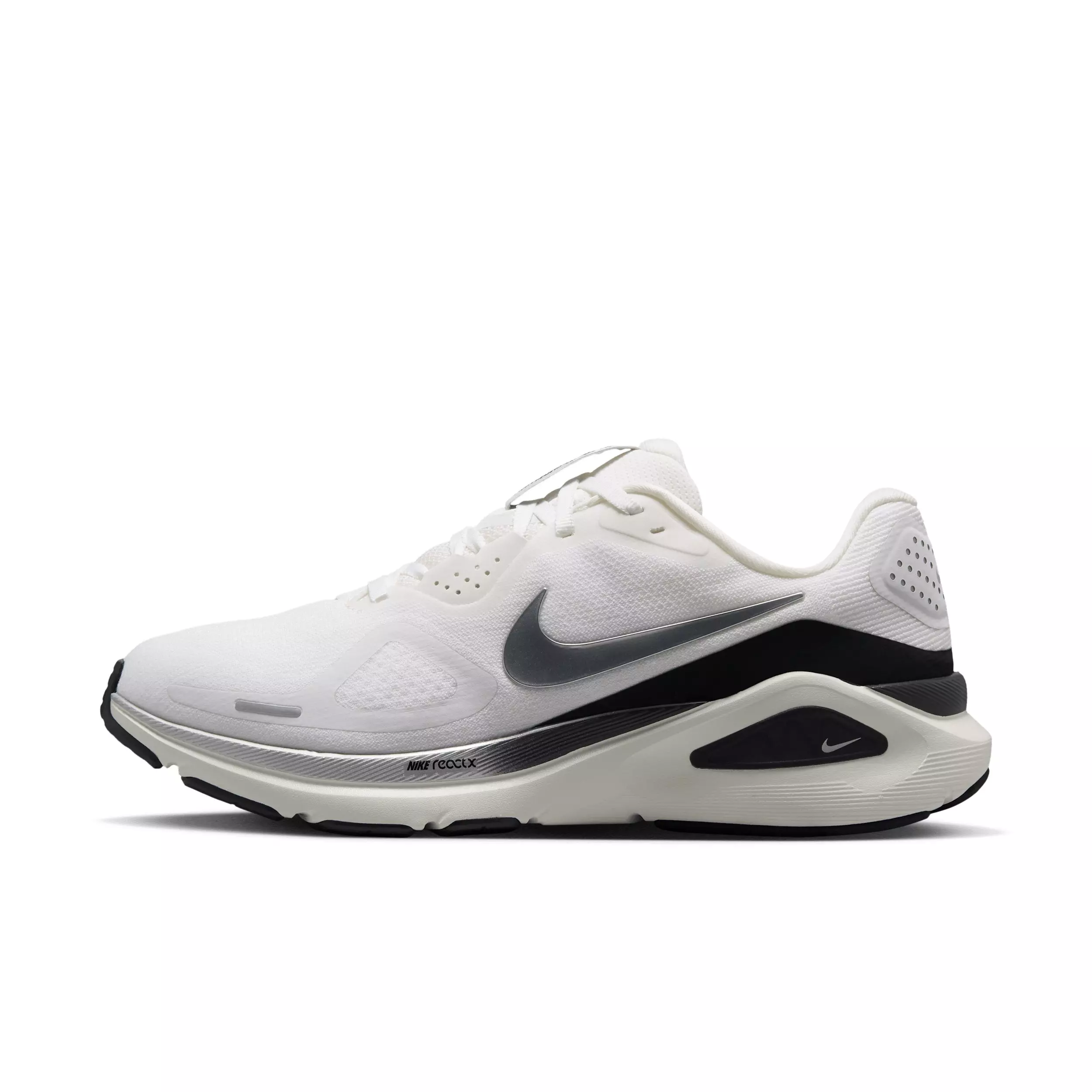 Nike Structure 26 "Summit White/Anthracite/Sail/Metallic Silver" Women's Running Shoe - WHITE/ANTHRACITE/SAIL/SILVER