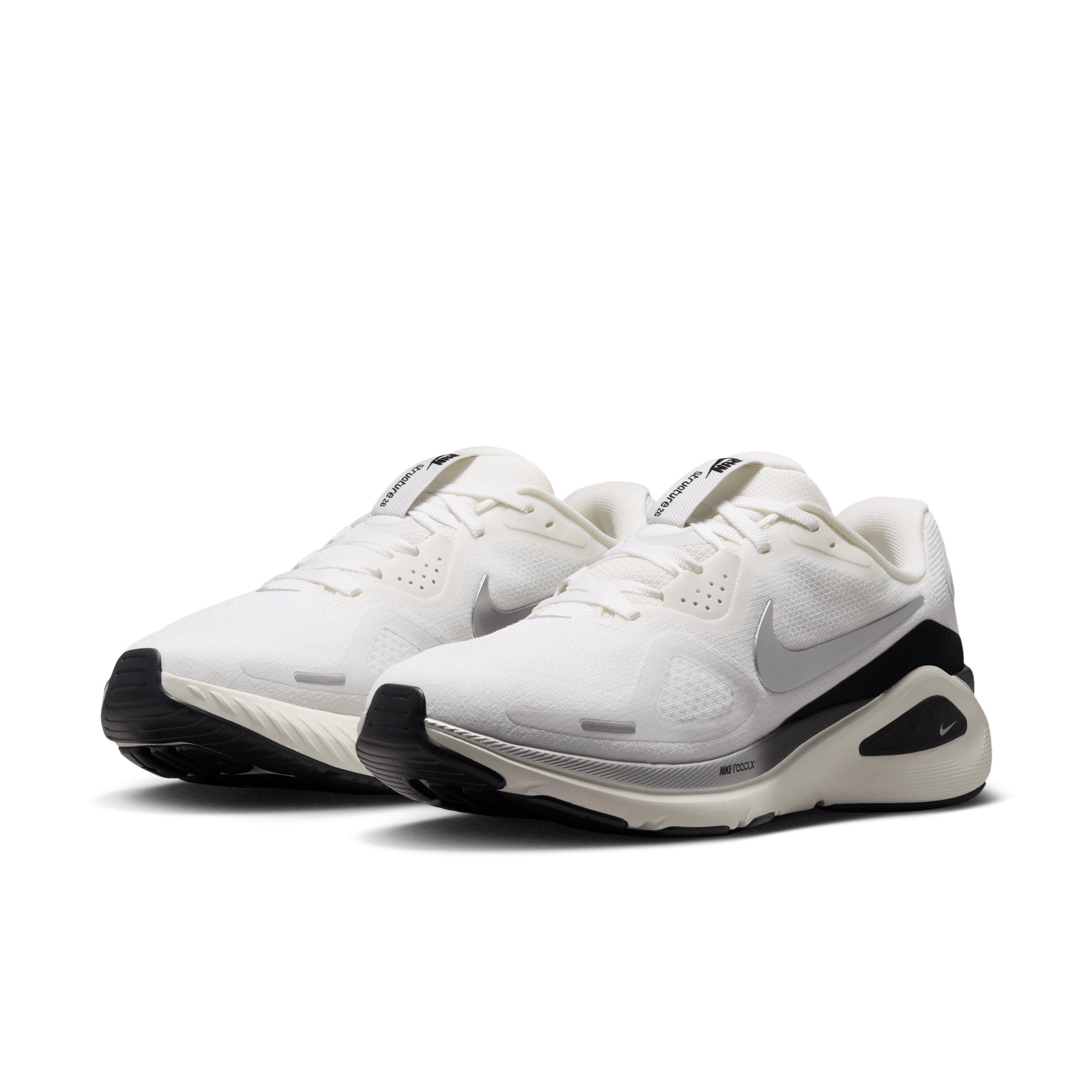 Nike Structure 26 "Summit White/Anthracite/Sail/Metallic Silver" Women's Running Shoe - WHITE/ANTHRACITE/SAIL/SILVER