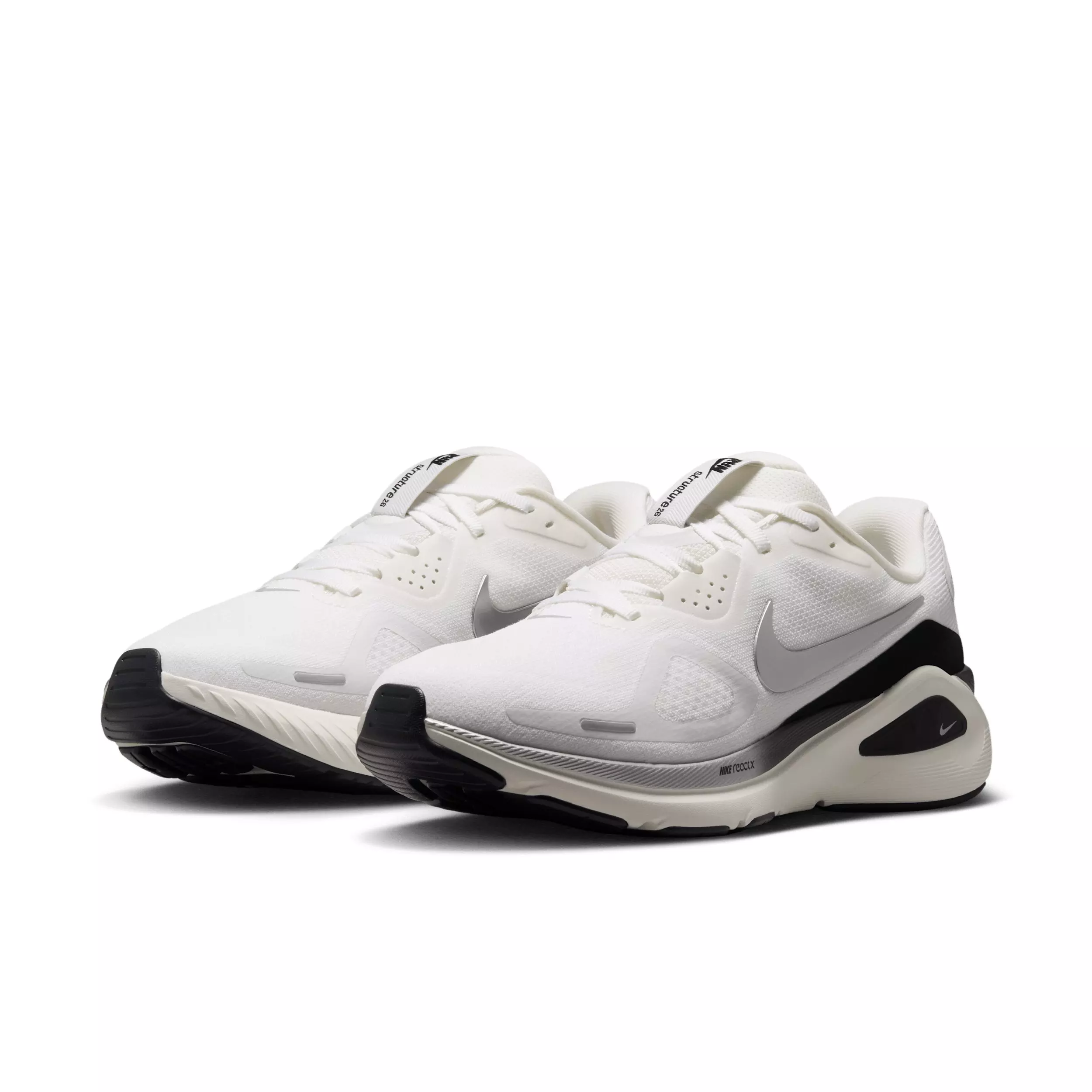 Nike Structure 26 "Summit White/Anthracite/Sail/Metallic Silver" Women's Running Shoe - WHITE/ANTHRACITE/SAIL/SILVER