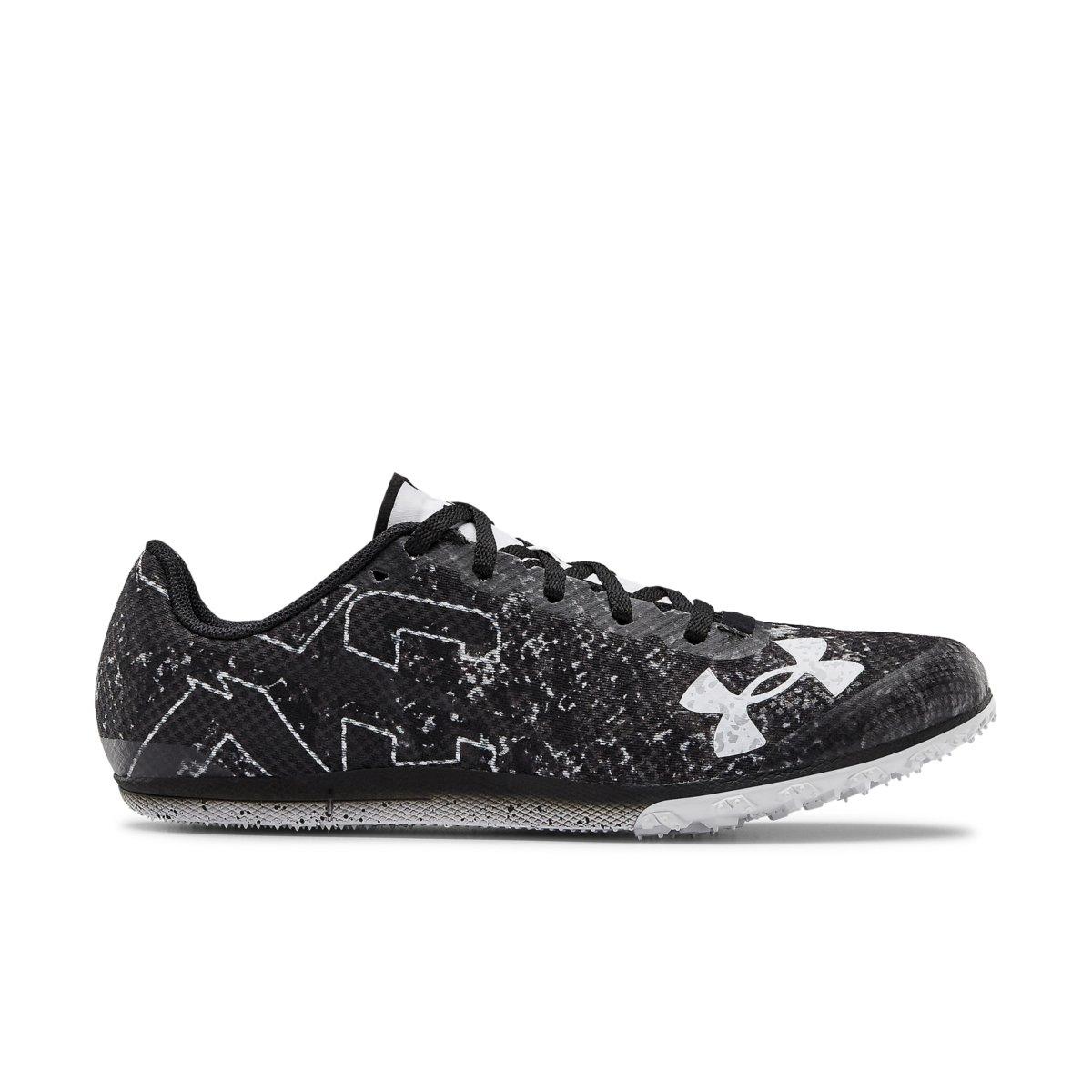 Under Armour Brigade XC Low Spikeless "Black/White" Unisex Track Spike - BLACK/WHITE Thumbnail View 1