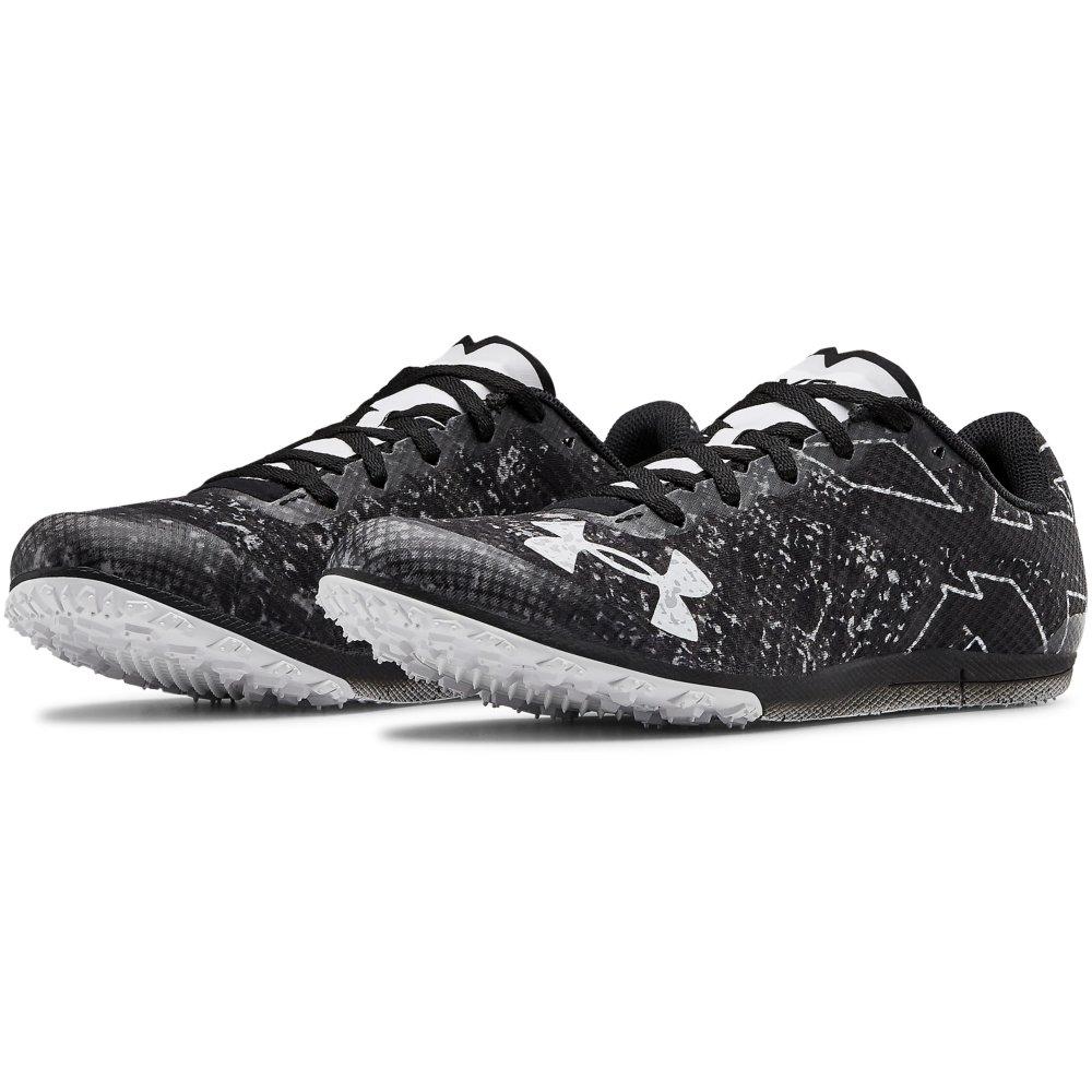 Under Armour Brigade XC Low Spikeless "Black/White" Unisex Track Spike - BLACK/WHITE Thumbnail View 3