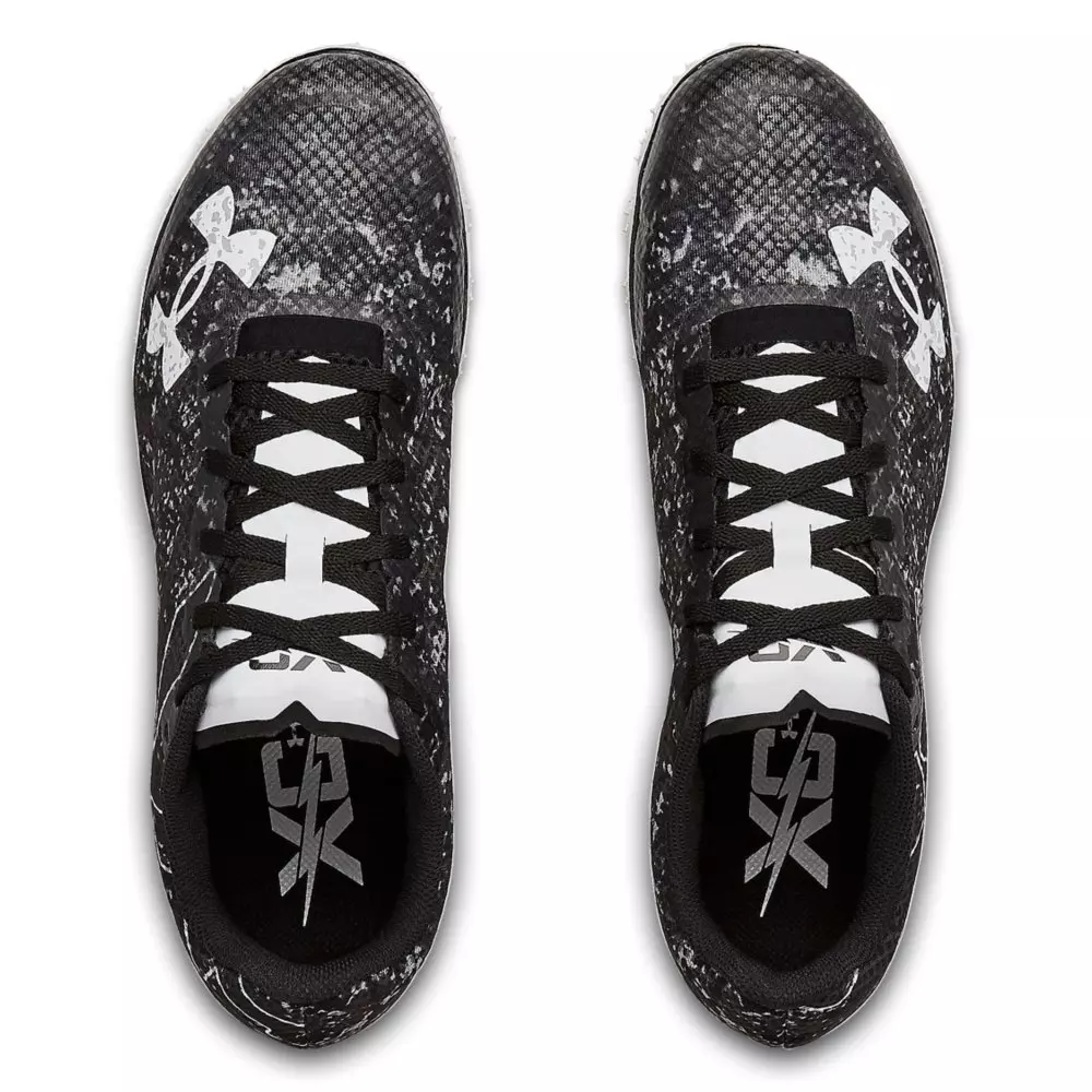 Under Armour Brigade XC Low Spikeless "Black/White" Unisex Track Spike - BLACK/WHITE
