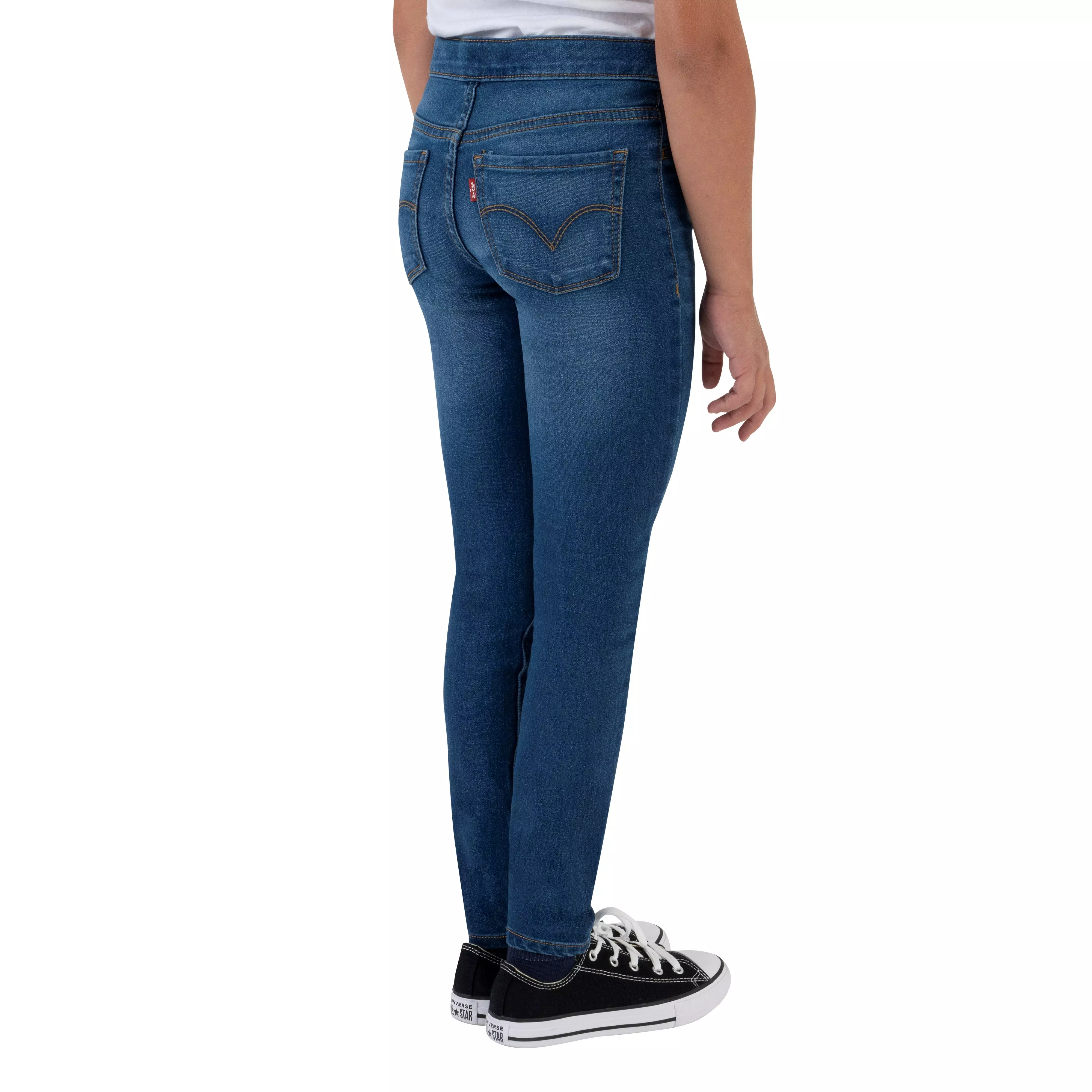 Levi's Big Girls' Pull On Leggings - Blue - BLUE