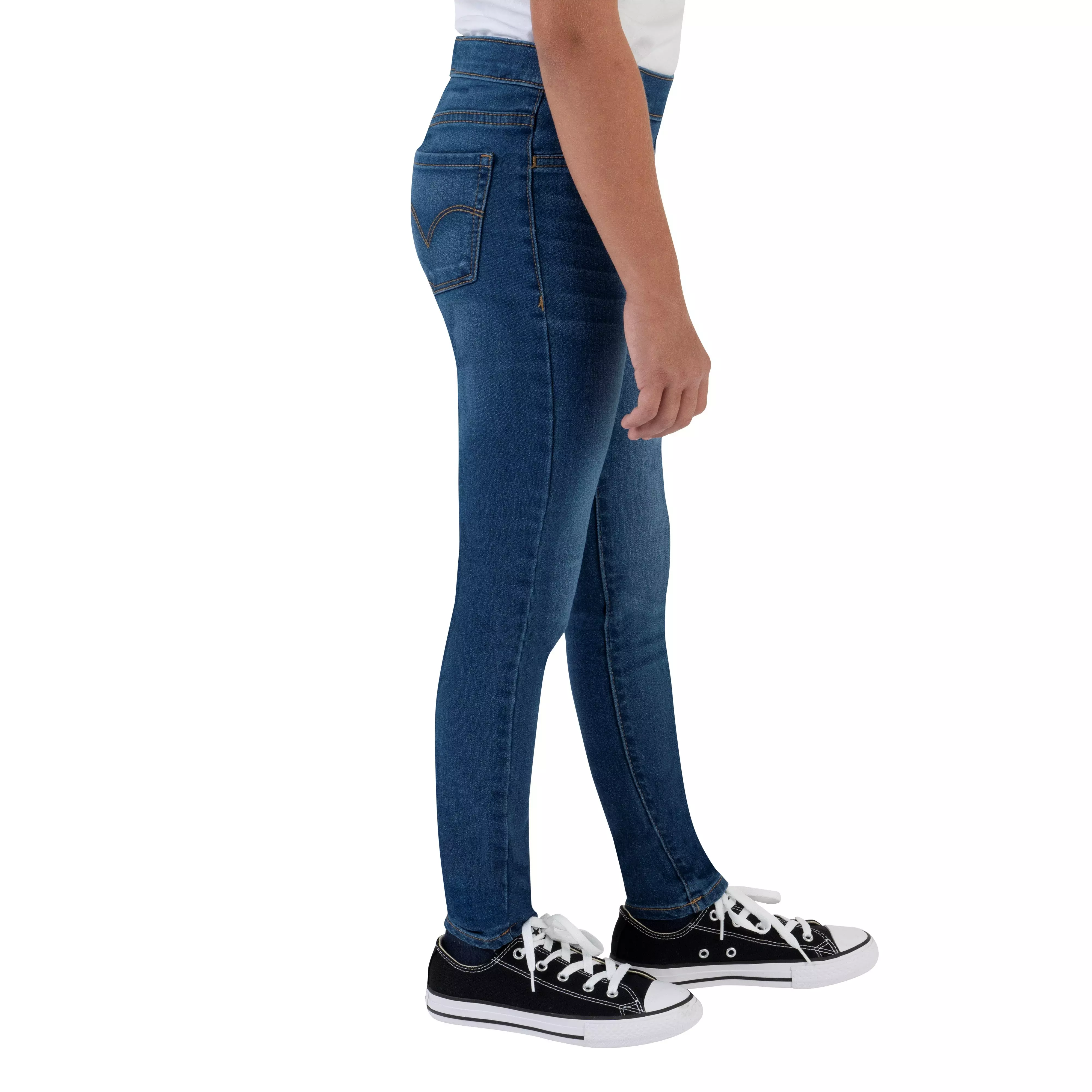 Levi's Big Girls' Pull On Leggings - Blue - BLUE