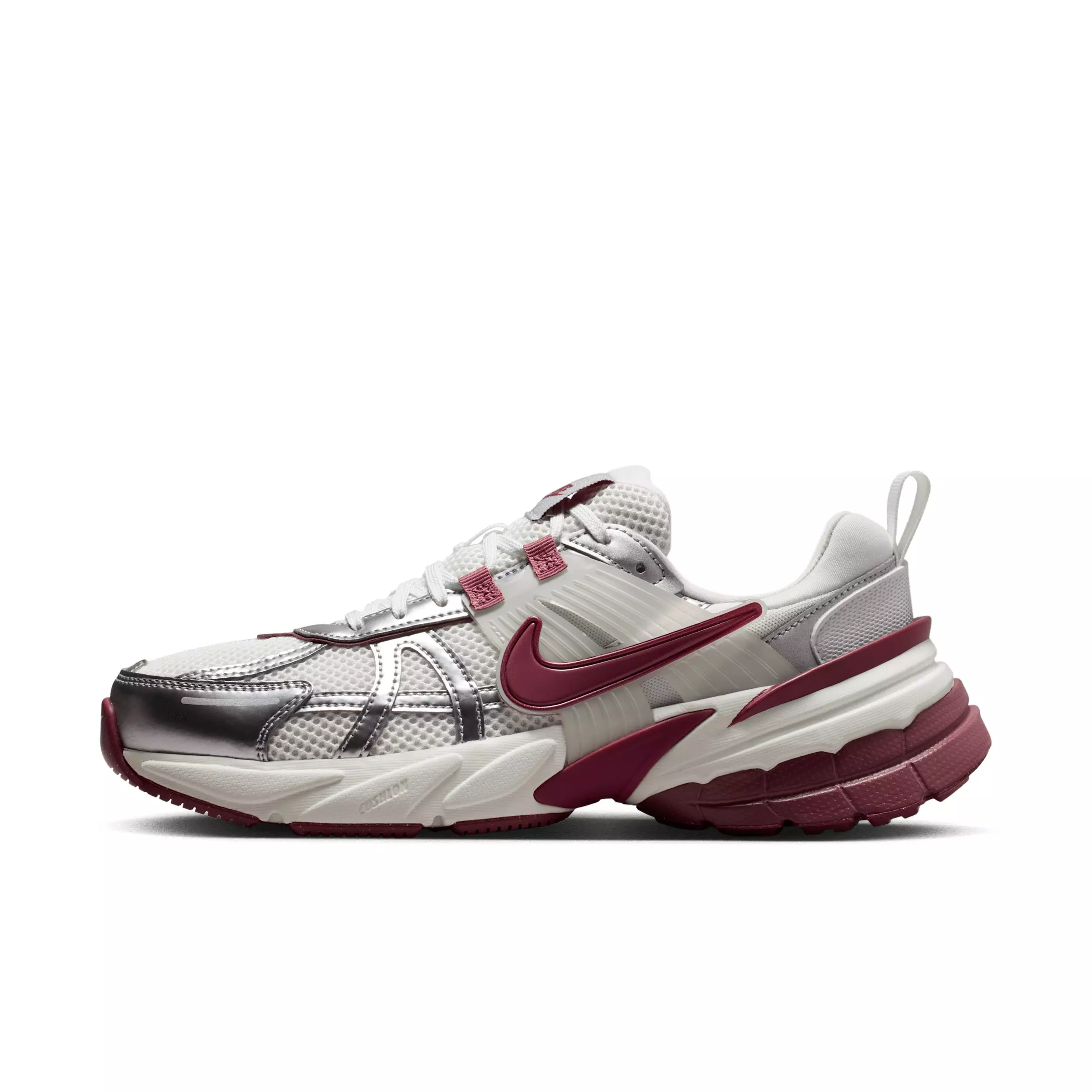 Nike V2K Run "Summit White/Sail/Pink Smoke/Pink Smoke" Women's Shoe - WHITE/SAIL/PINK/PINK