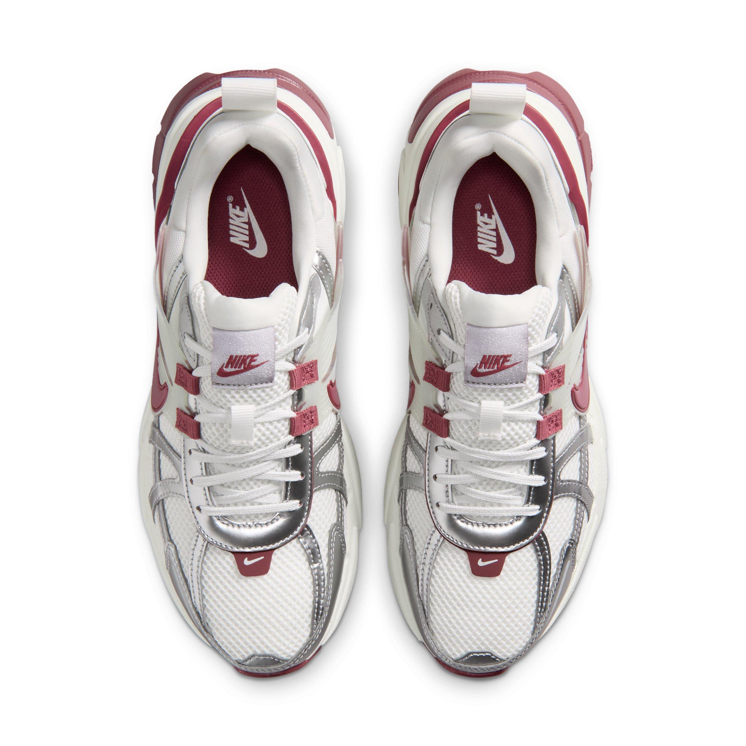 Nike V2K Run "Summit White/Sail/Pink Smoke/Pink Smoke" Women's Shoe - WHITE/SAIL/PINK/PINK Thumbnail View 4