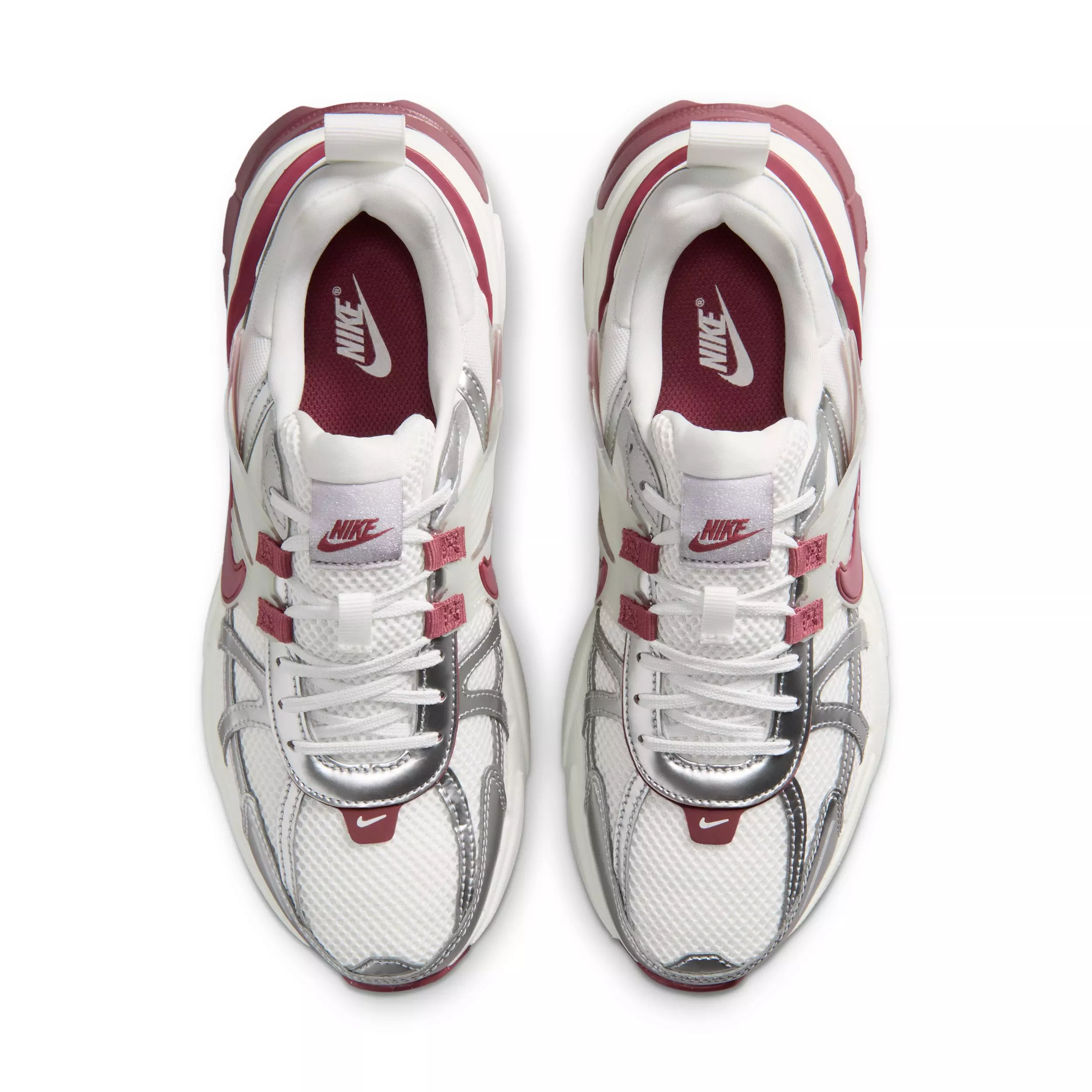 Nike V2K Run "Summit White/Sail/Pink Smoke/Pink Smoke" Women's Shoe - WHITE/SAIL/PINK/PINK
