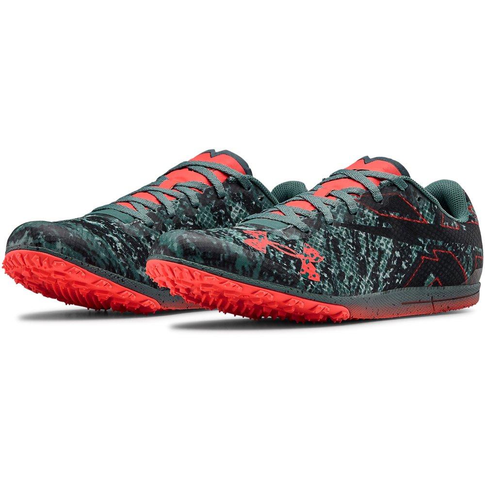 Under Armour Brigade XC Low Spikeless "Lichen Blue/Black" Unisex Track Spike - BLUE/BLACK Thumbnail View 3