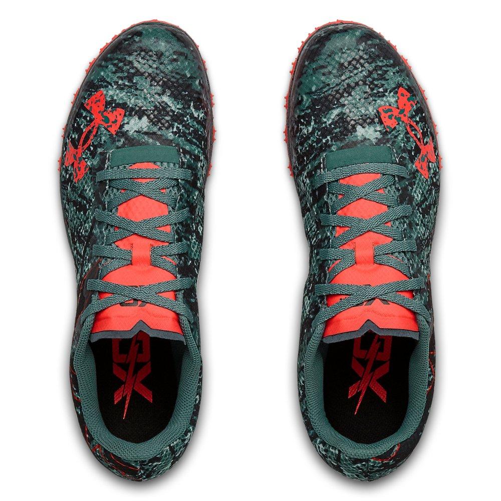 Under Armour Brigade XC Low Spikeless "Lichen Blue/Black" Unisex Track Spike - BLUE/BLACK Thumbnail View 4