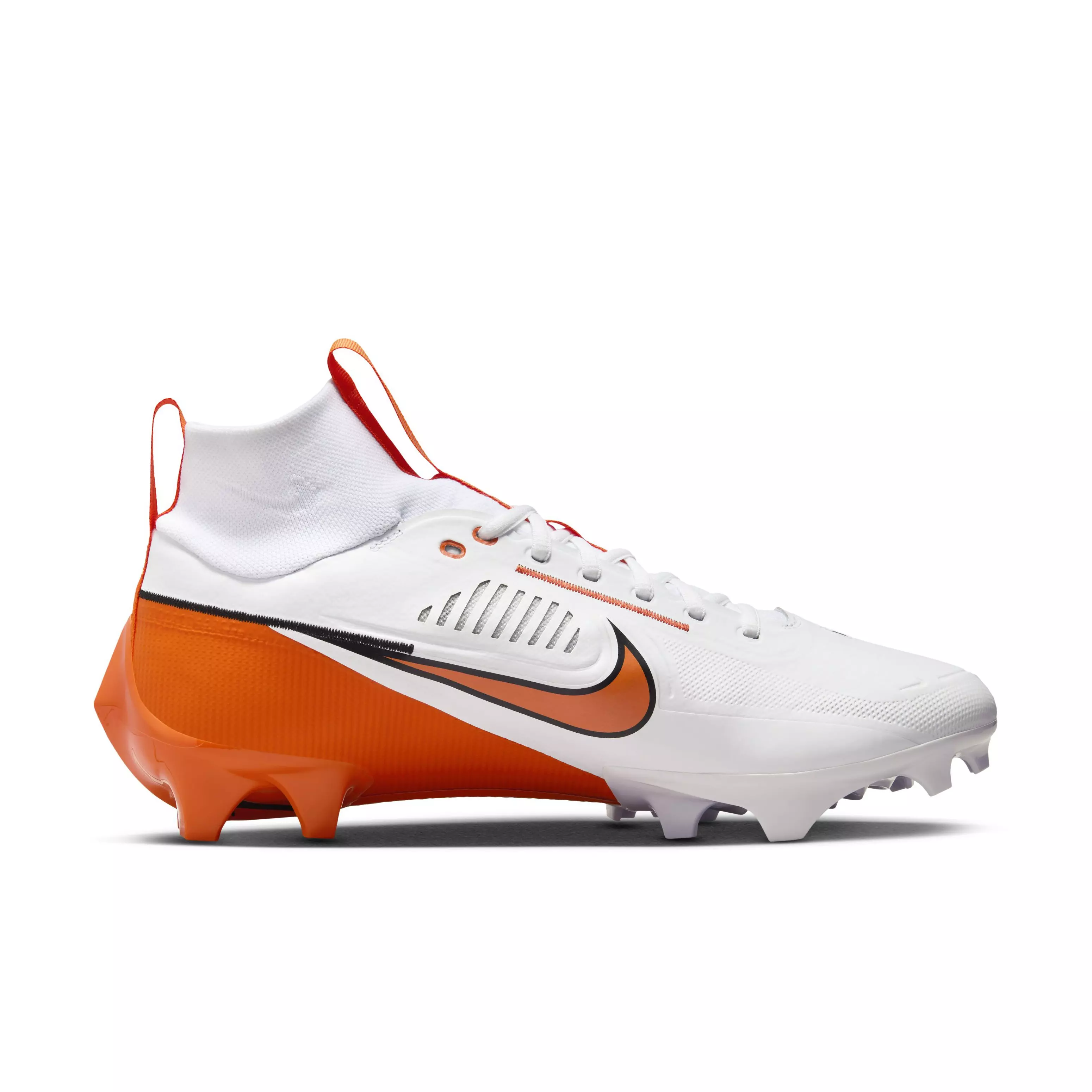 Nike Vapor Edge Pro 360 2 "White/Black/Brilliant Orange" Men's Football Cleat - WHITE/BLACK/ORANGE