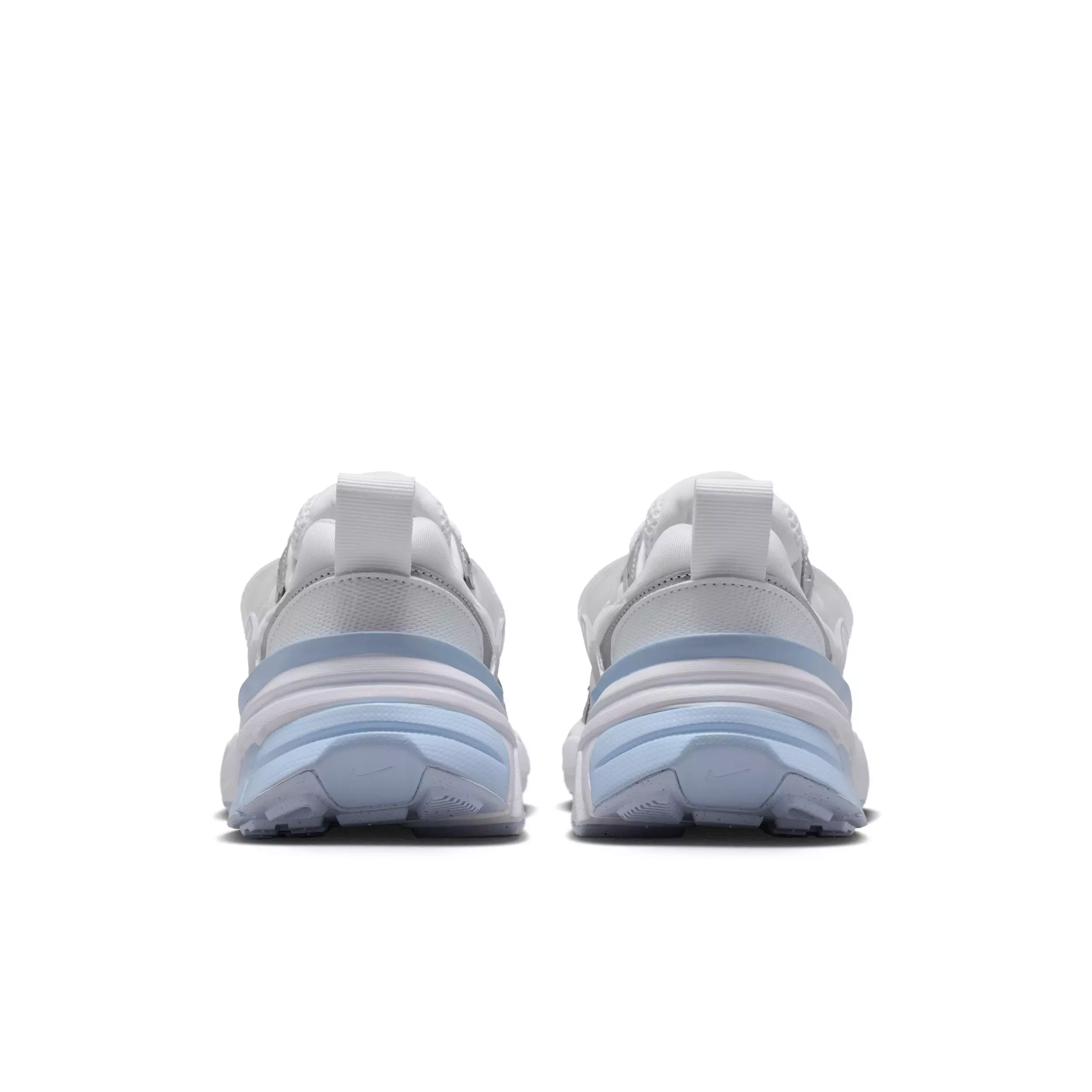 Nike V2K Run "White/Metallic Silver/Hydrogen Blue/White" Women's Shoe - WHITE/SILVER/BLUE/WHITE