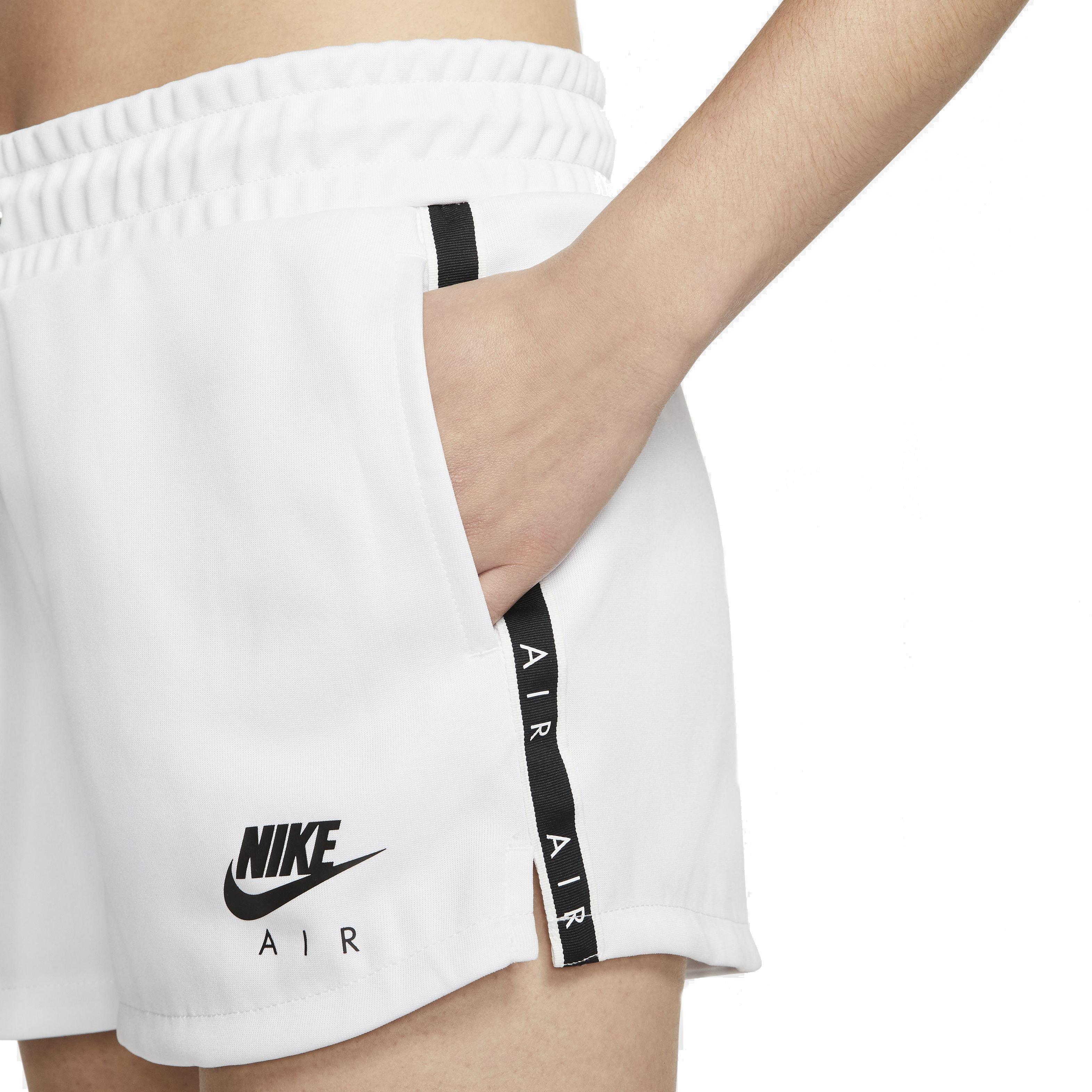 white nike air shorts womens