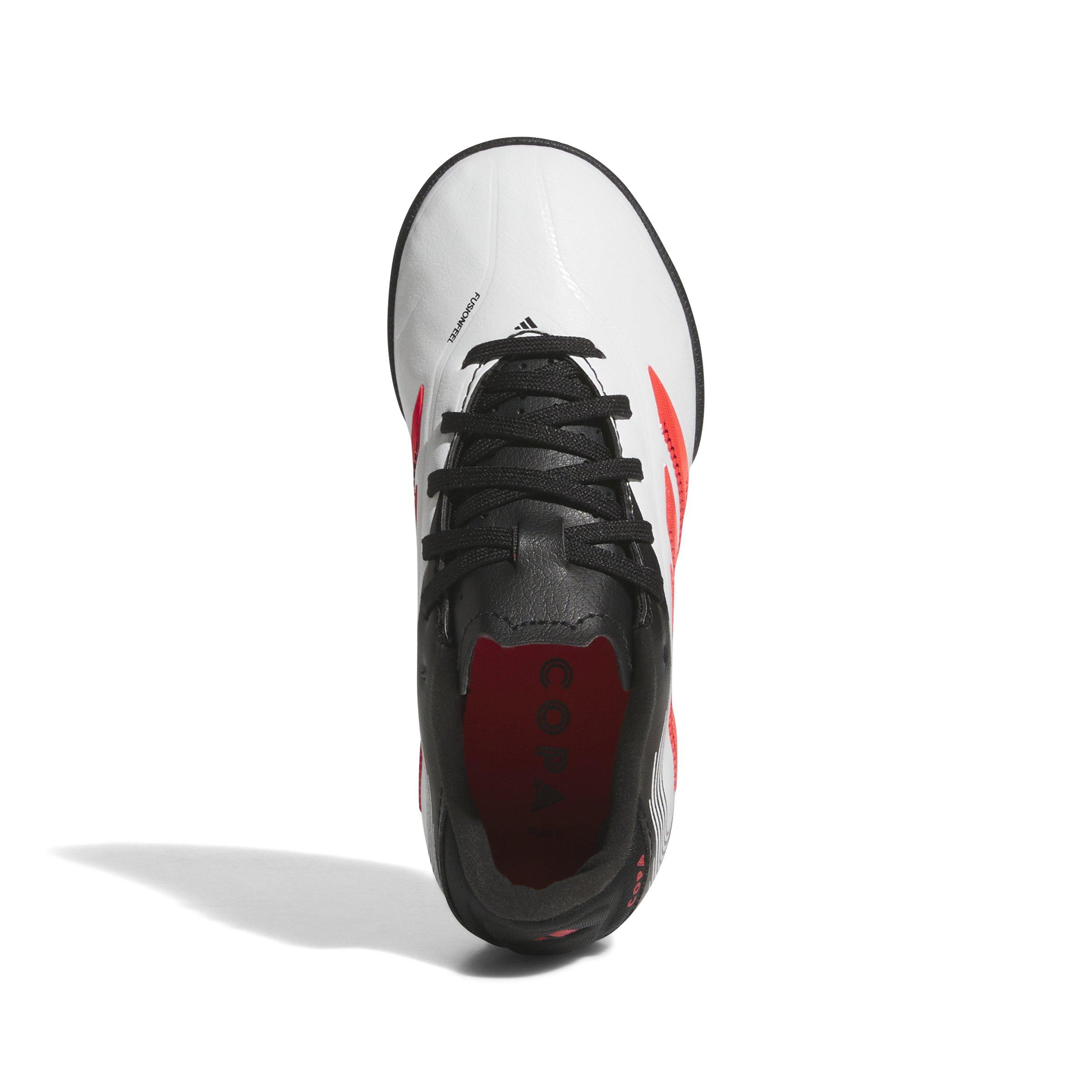adidas Copa Pure 3 League Turf  Grade School Kids' "Ftwr White/Lucid Red/Core Black" Soccer Shoe