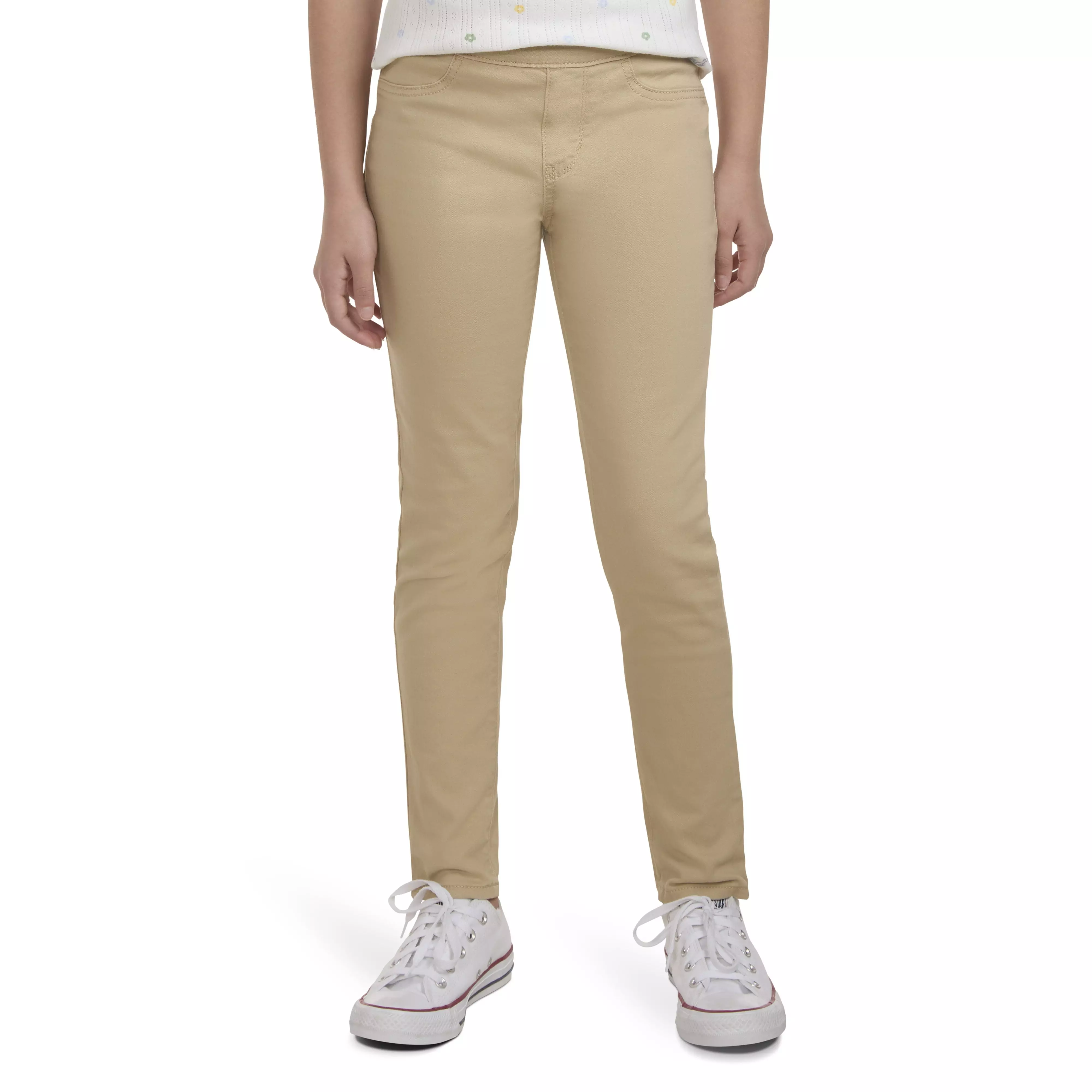 Levi's Big Girls' Pull On Leggings - Beige - BEIGE
