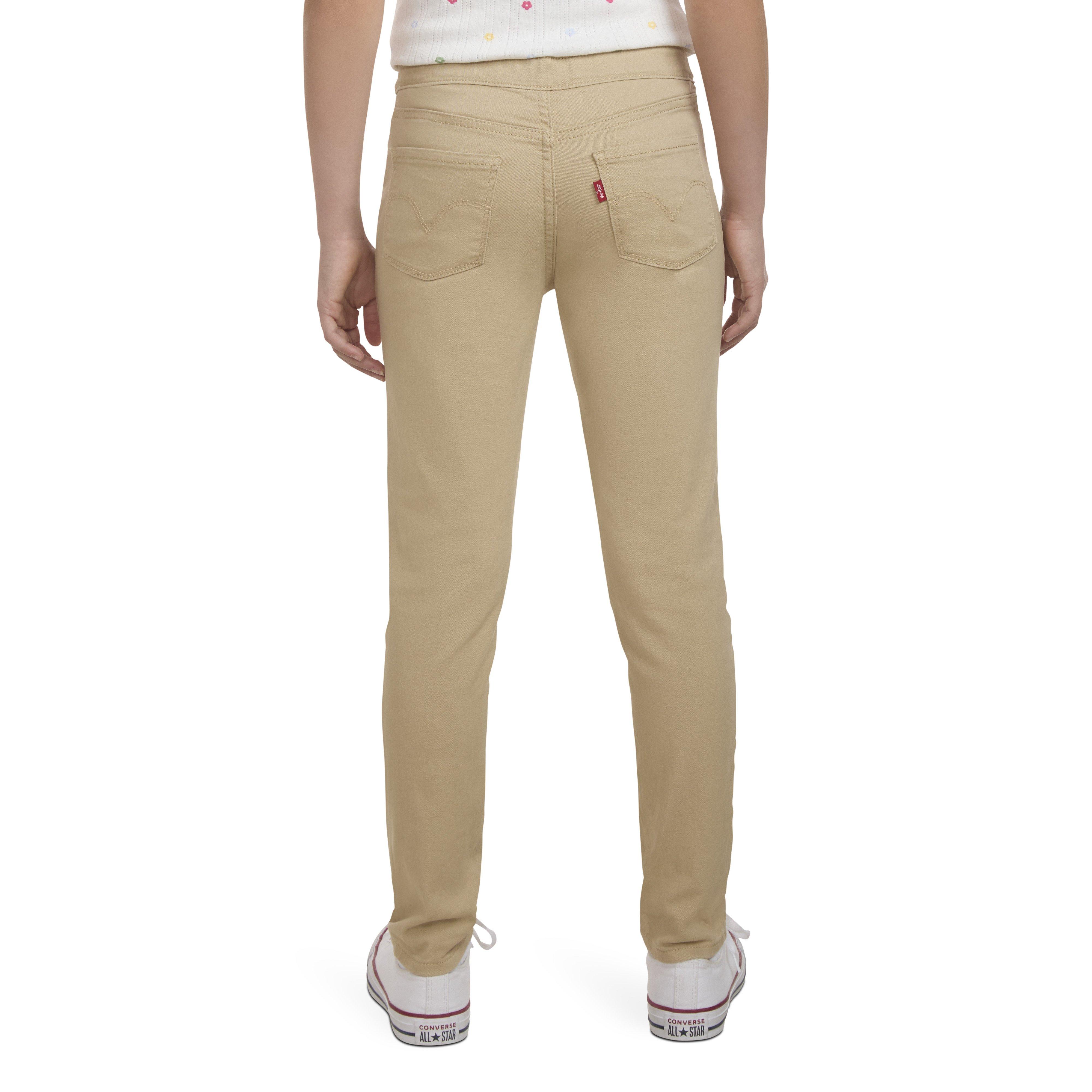Levi's Pull On Big Girls' Beige Leggings