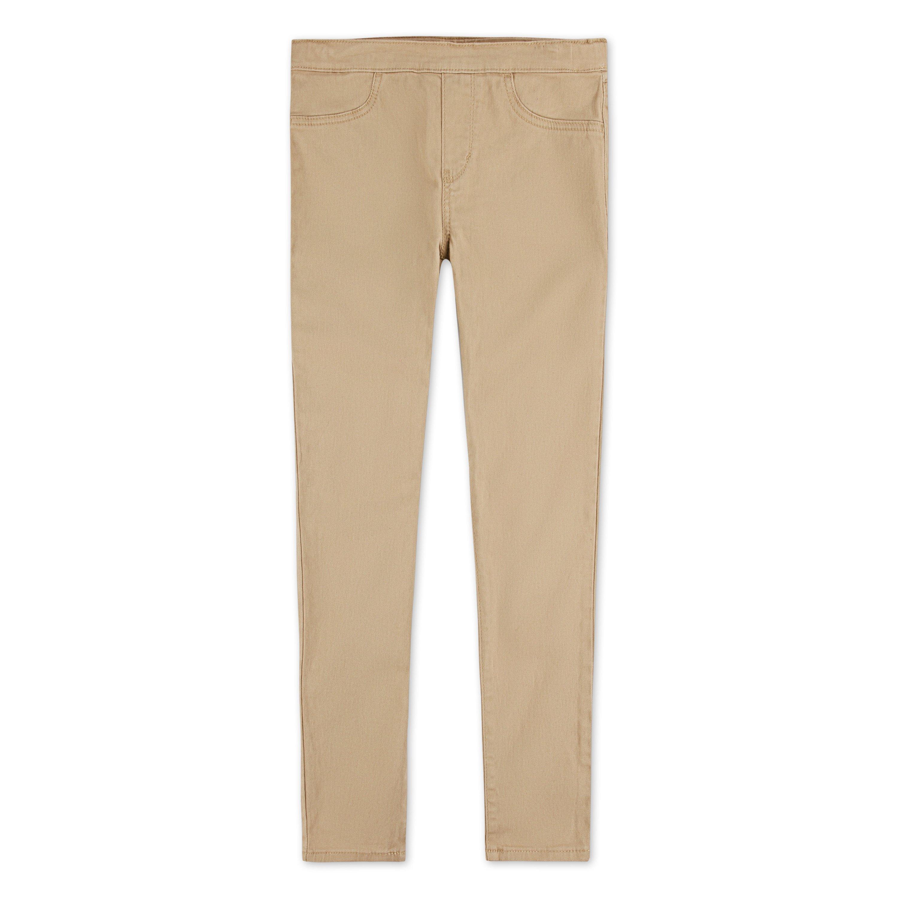 Levi's Pull On Big Girls' Beige Leggings