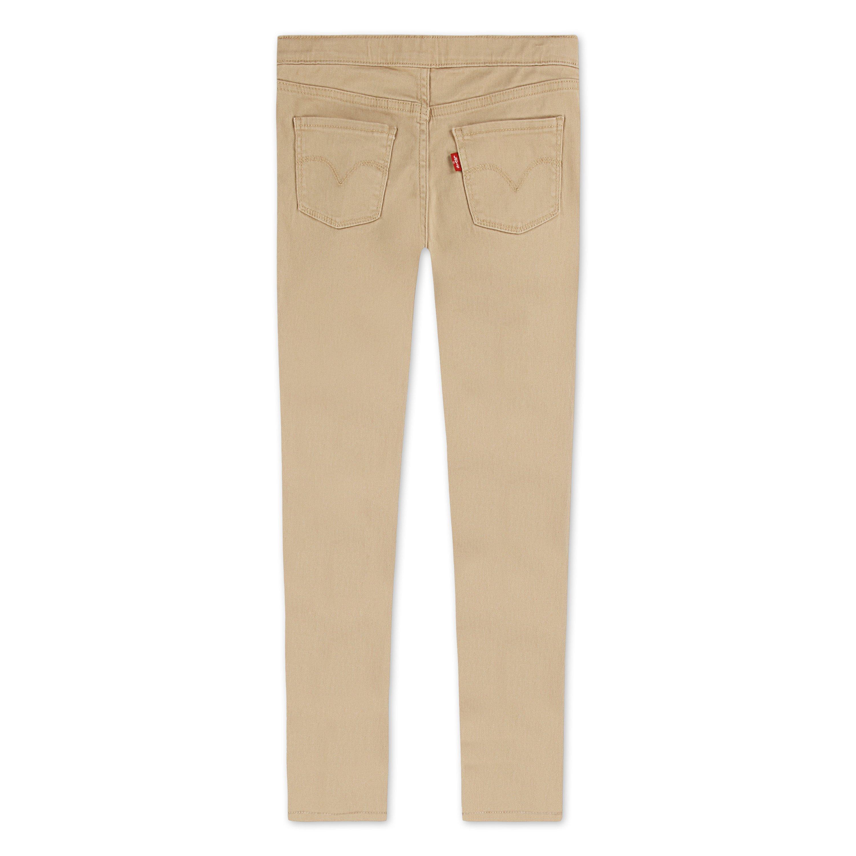 Levi's Big Girls' Pull On Leggings - Beige - BEIGE Thumbnail View 6
