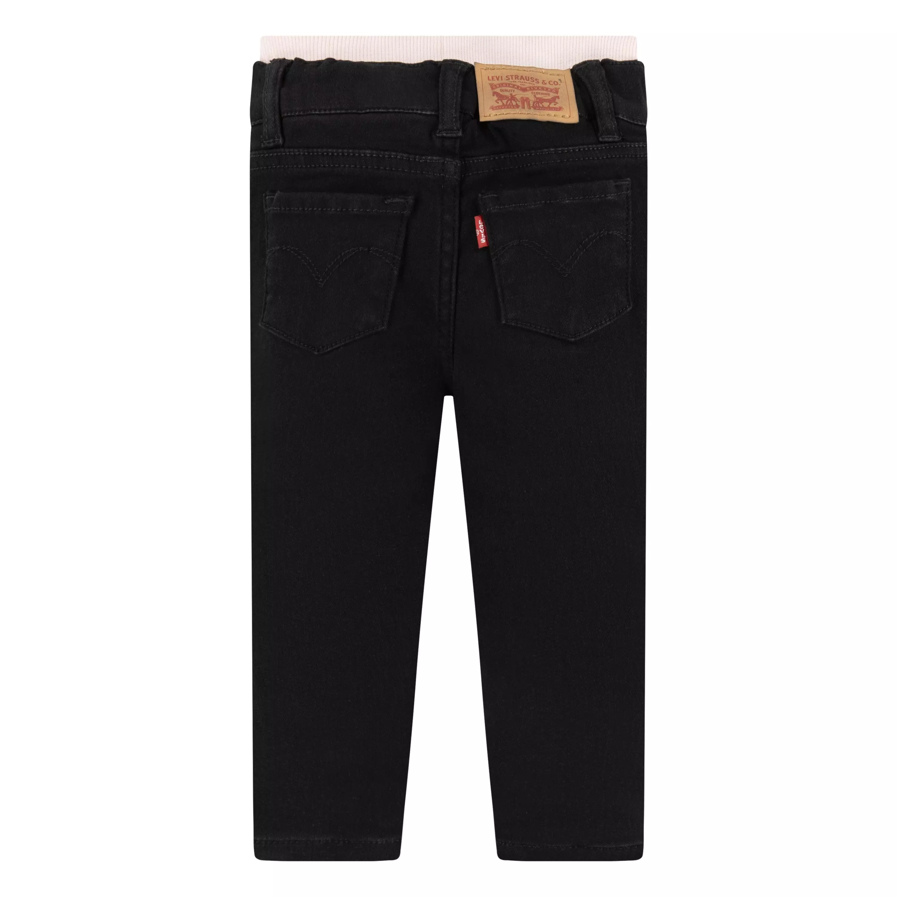 Levi's Baby Girls' Brandi Skinny Fit Murphy Black Wash Denim Jeans - BLACK