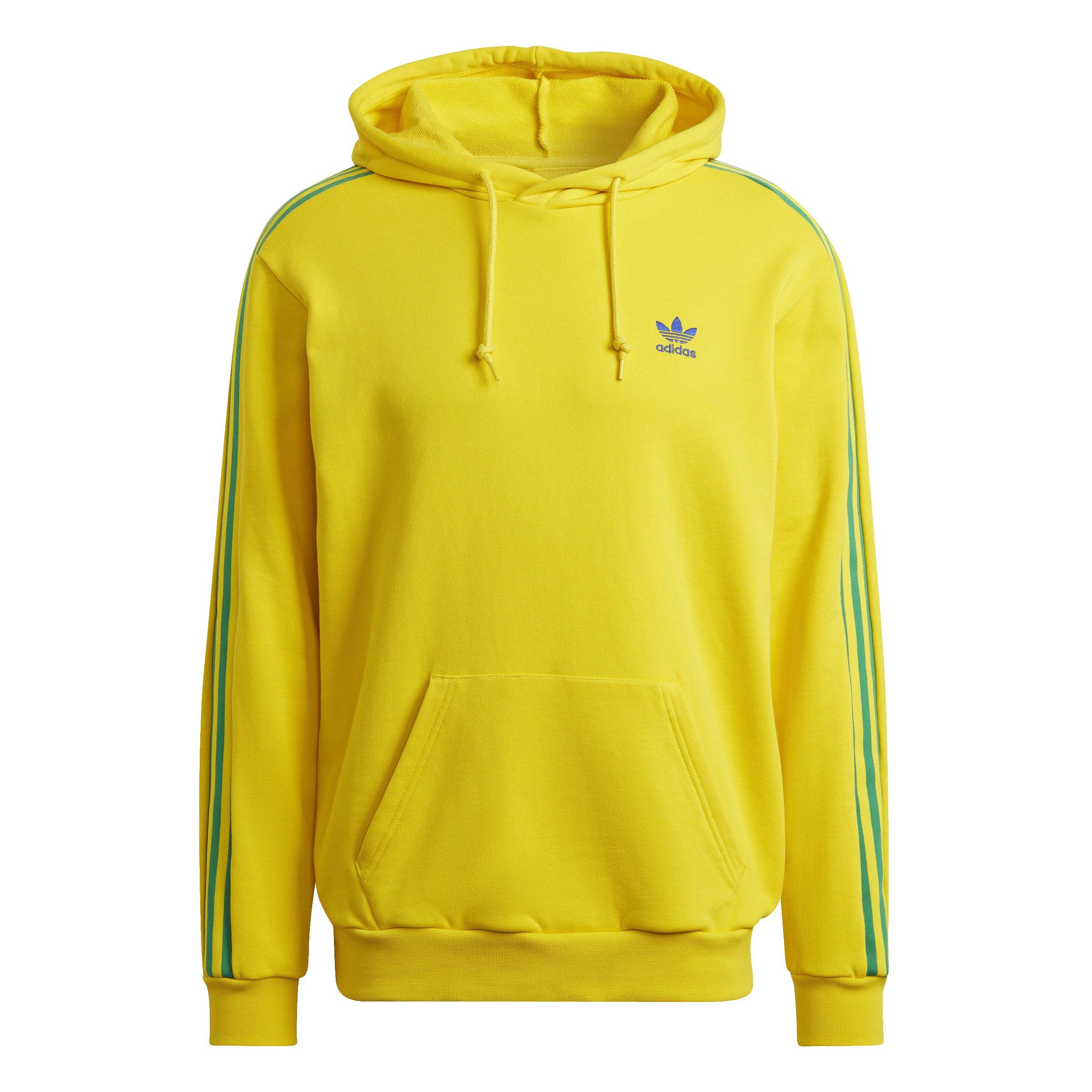 Yellow adidas best sale hoodie mens