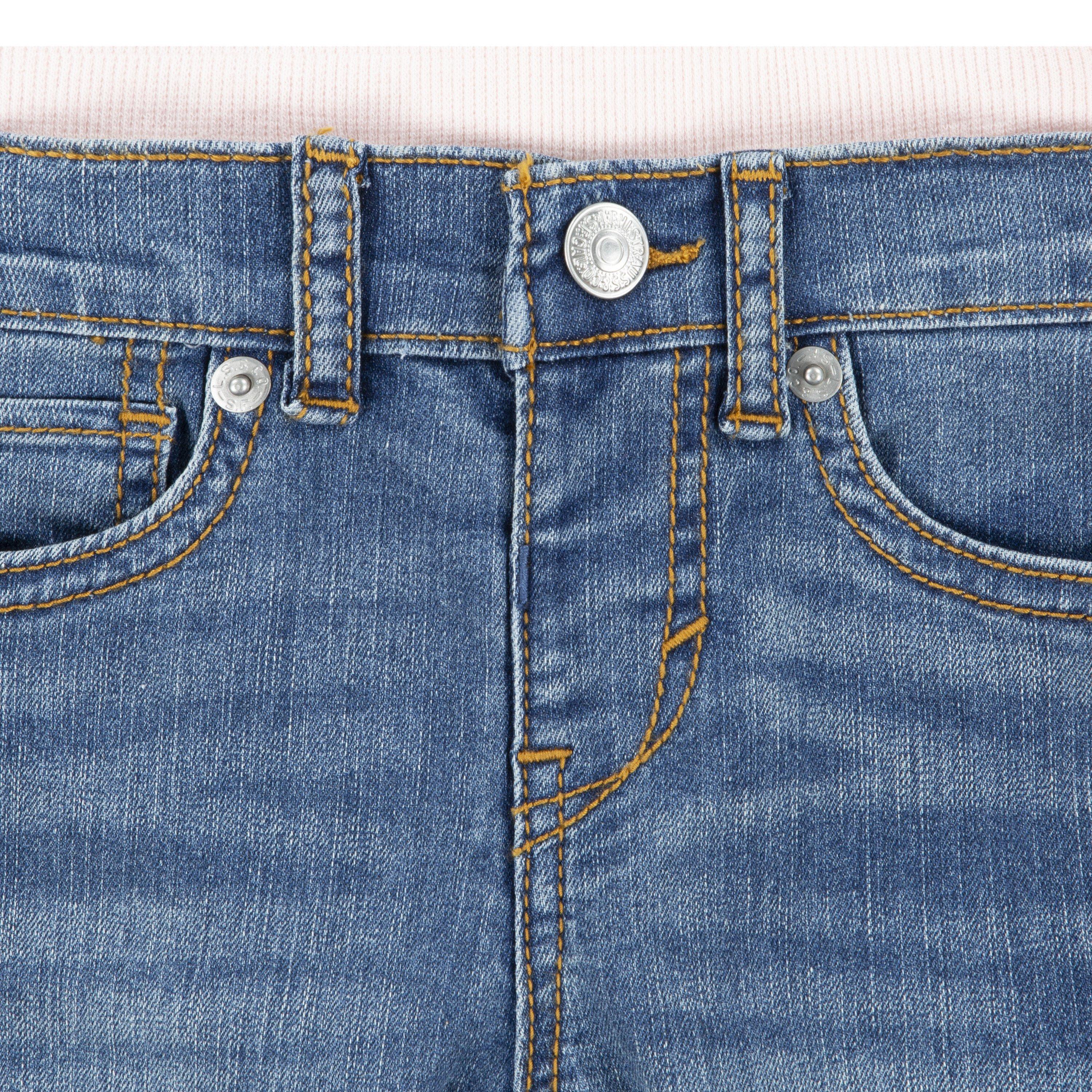 Levi's Brandi Skinny Fit Murphy Baby Girls' Blue Wash Denim Jeans