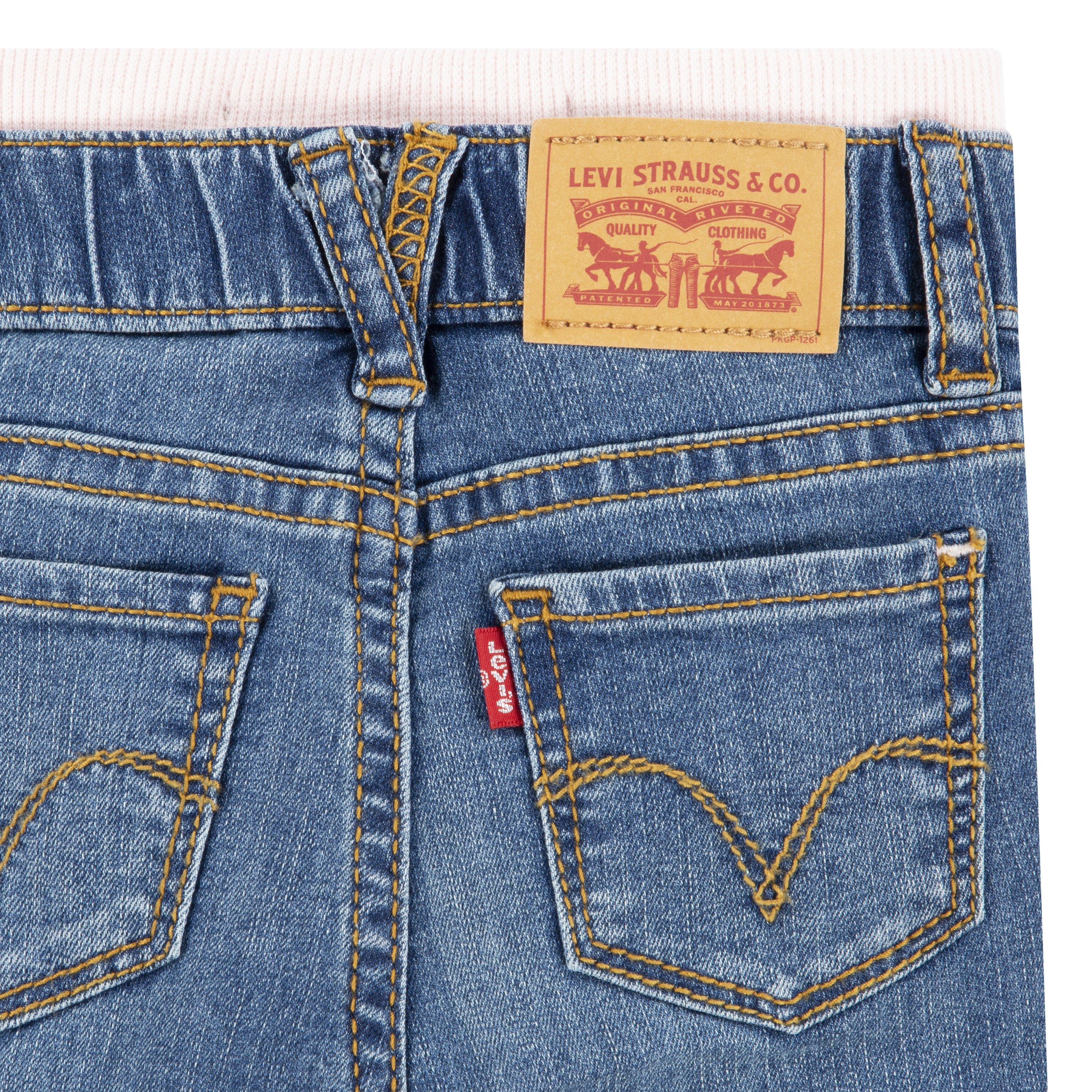 Levi's Brandi Skinny Fit Murphy Baby Girls' Blue Wash Denim Jeans