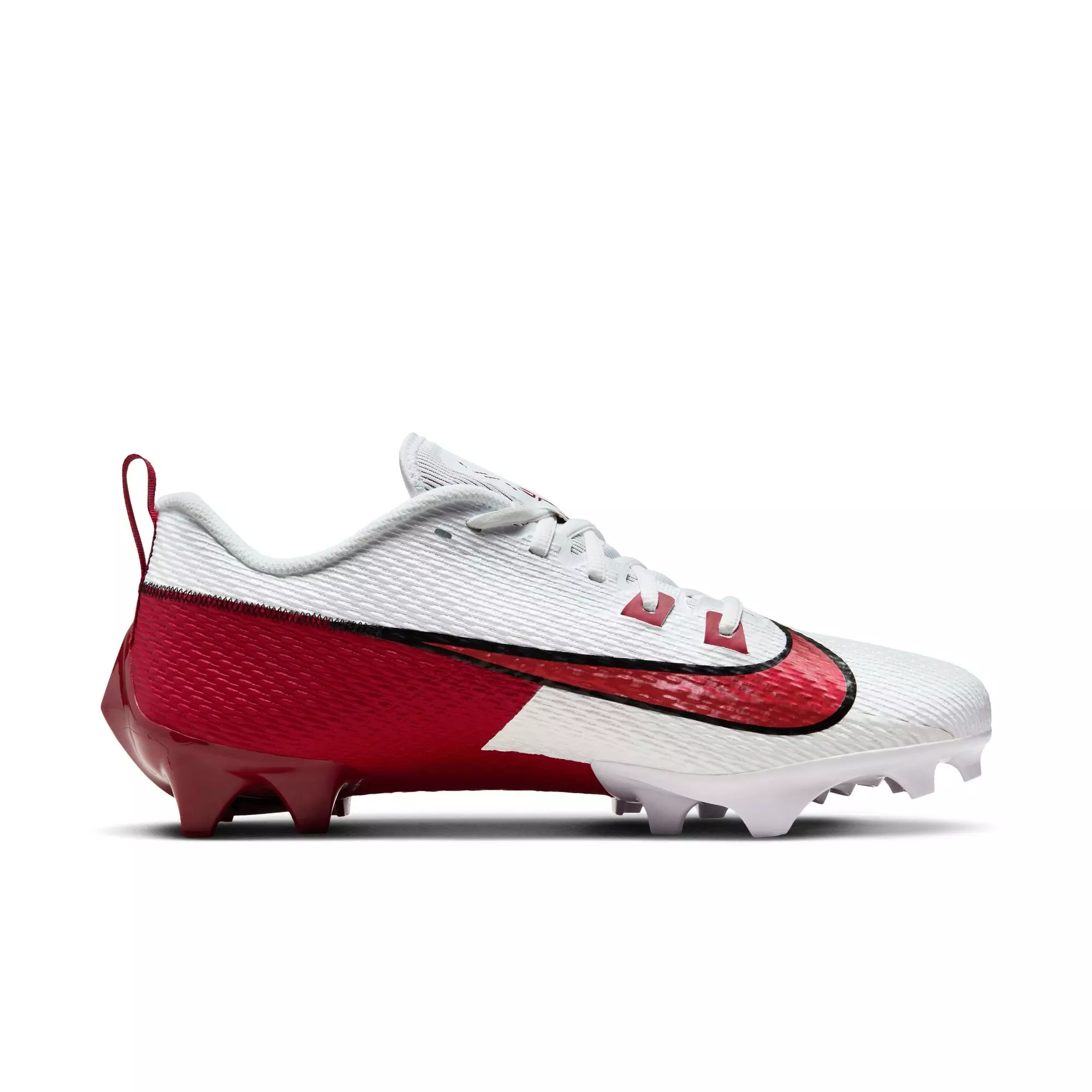 Nike Vapor Edge Speed 360 2 "White/Crimson/Black" Men's Football Cleat - WHITE/CRIMSON/BLACK