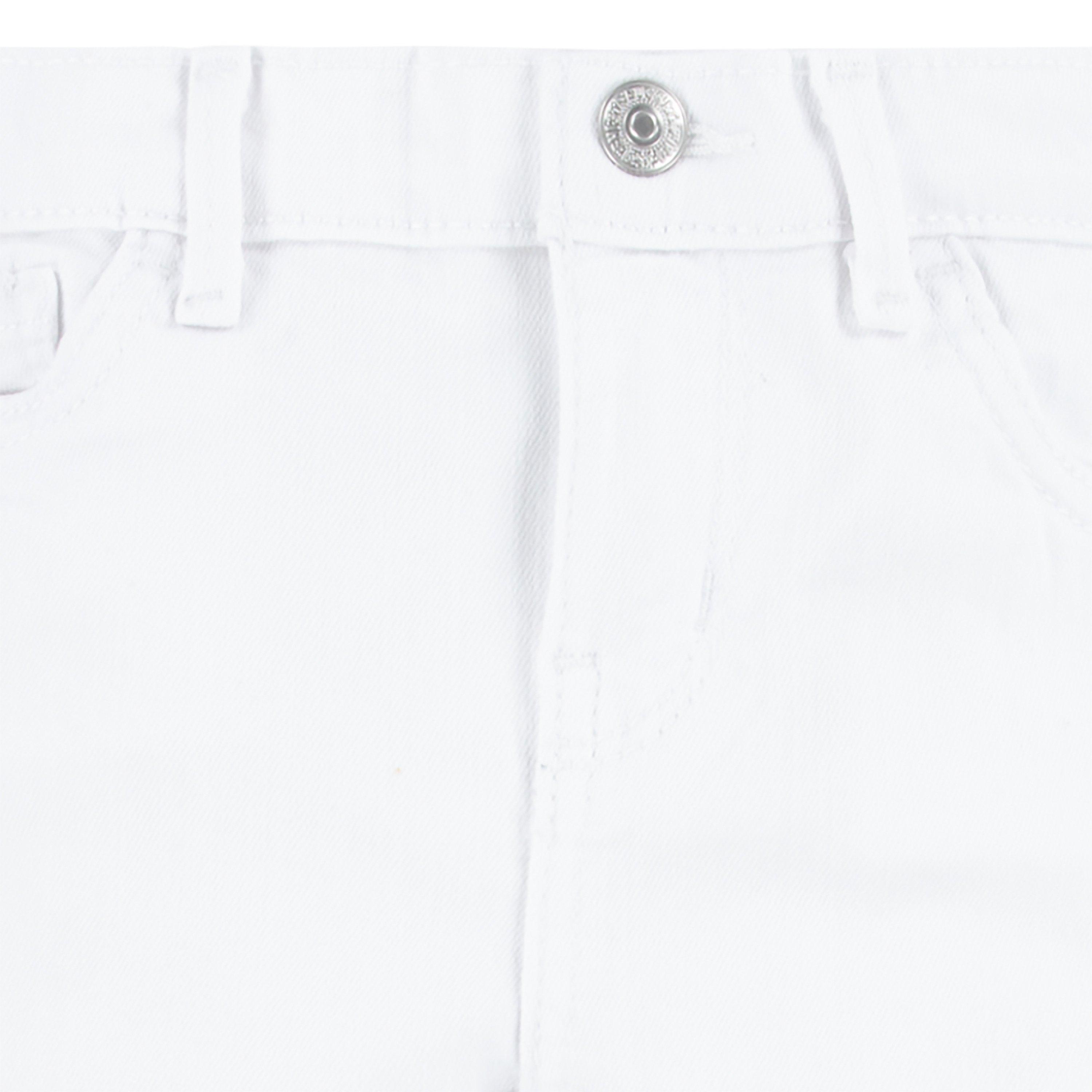 Levi's 710 Super Skinny Fit Slim Toddler Girls' White Wash Denim Jeans